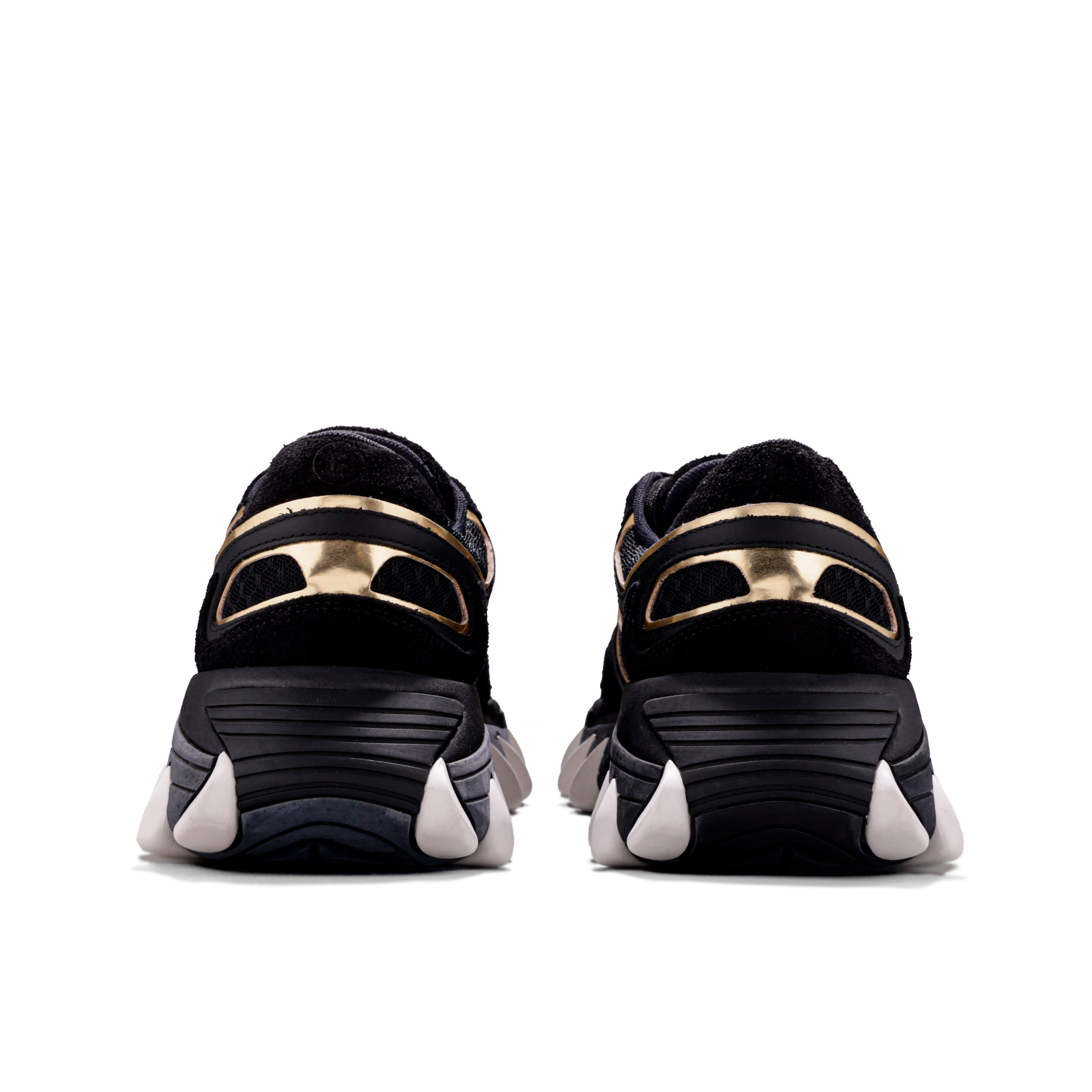 Sneakers Negros Dorado Balmain B-East