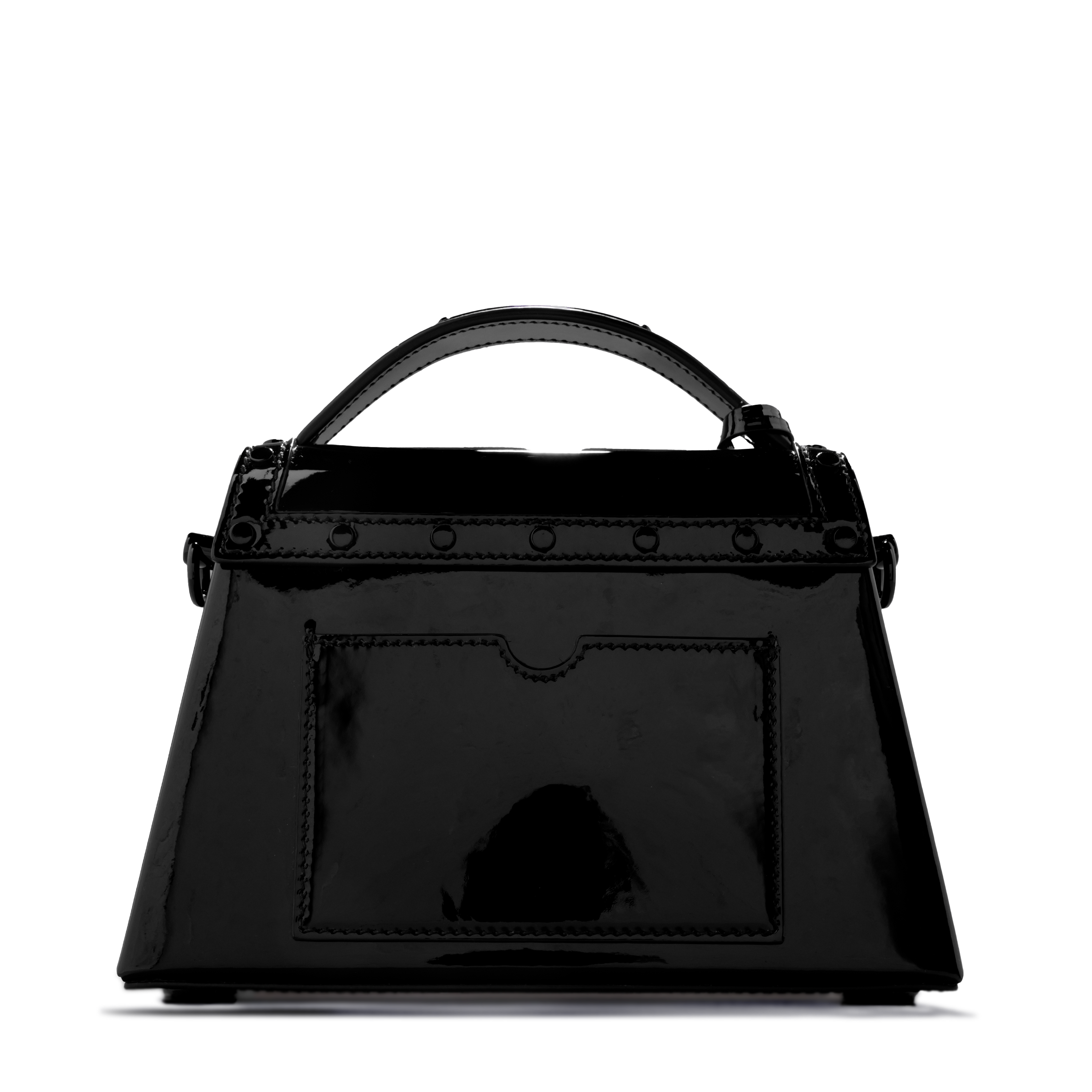 Cartera Negra Balmain Bbuzz Dynasty-Cuir Vernis