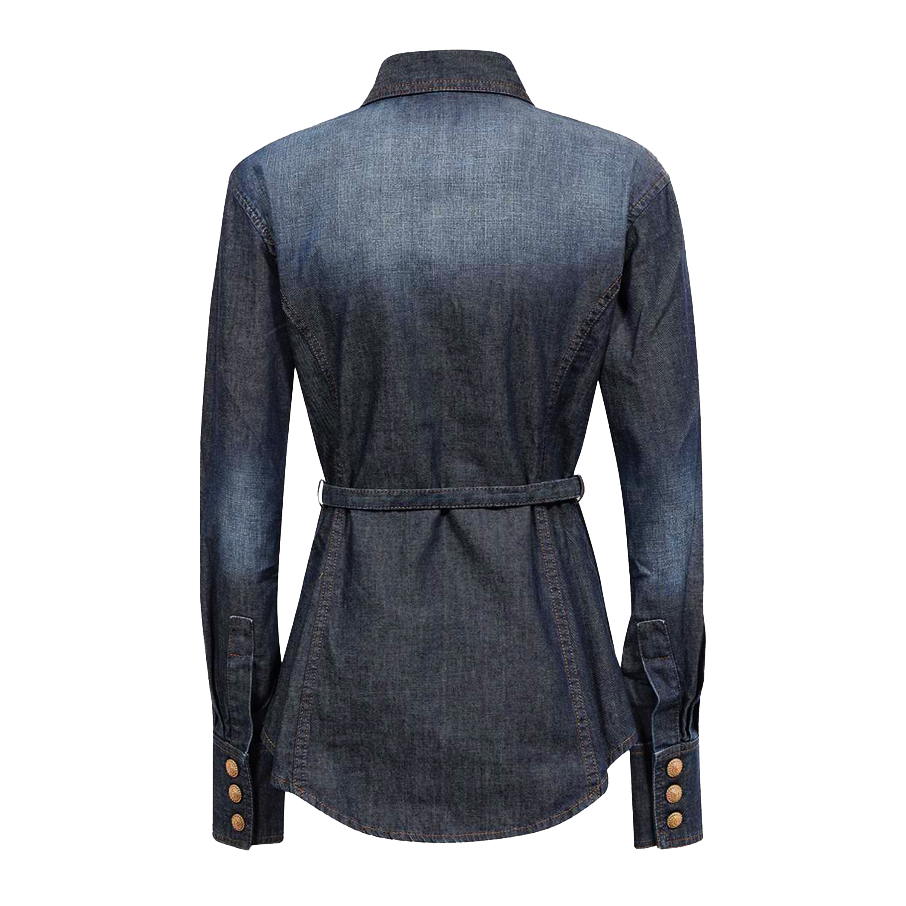 Camisa Denim Balmain Vintage