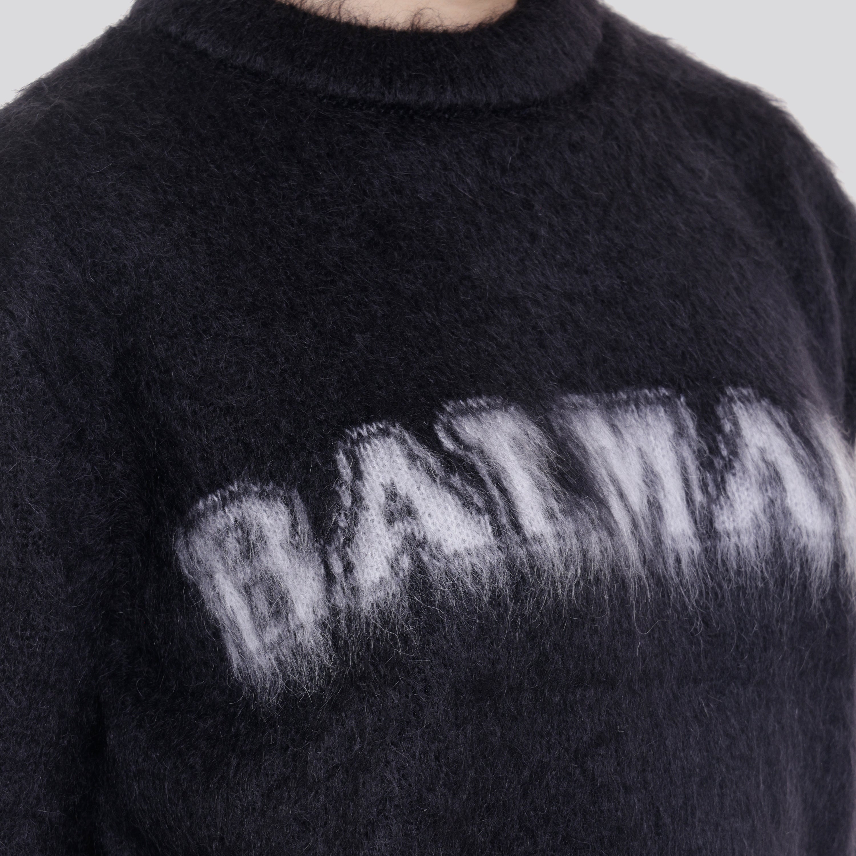 Buzo Negro Balmain Brushed