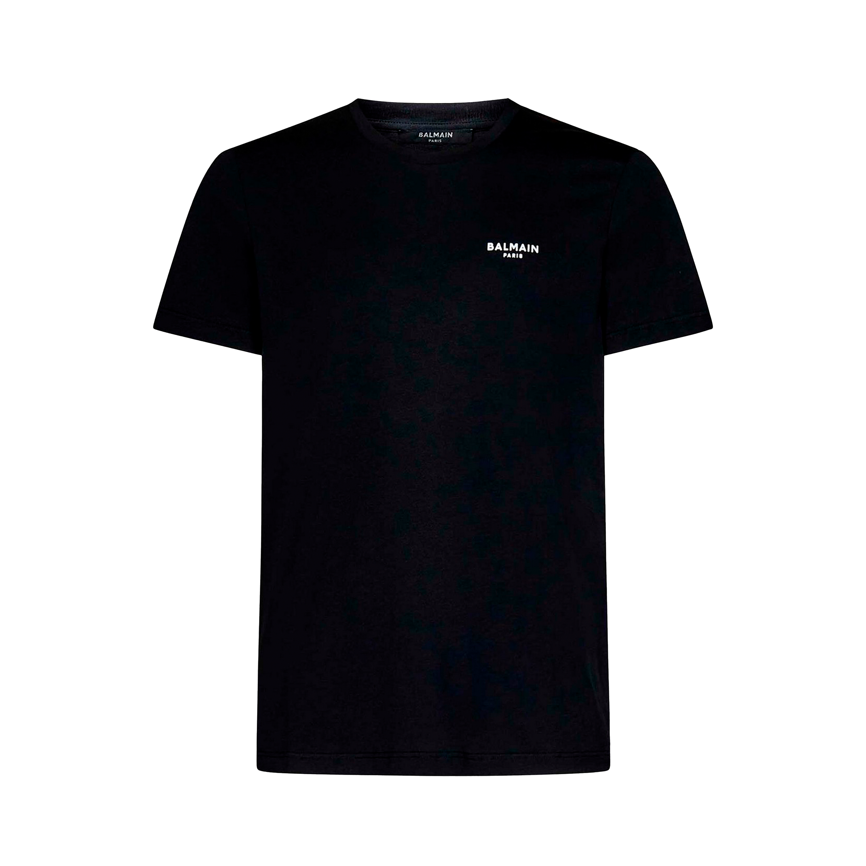 Camiseta Negra Balmain Logo