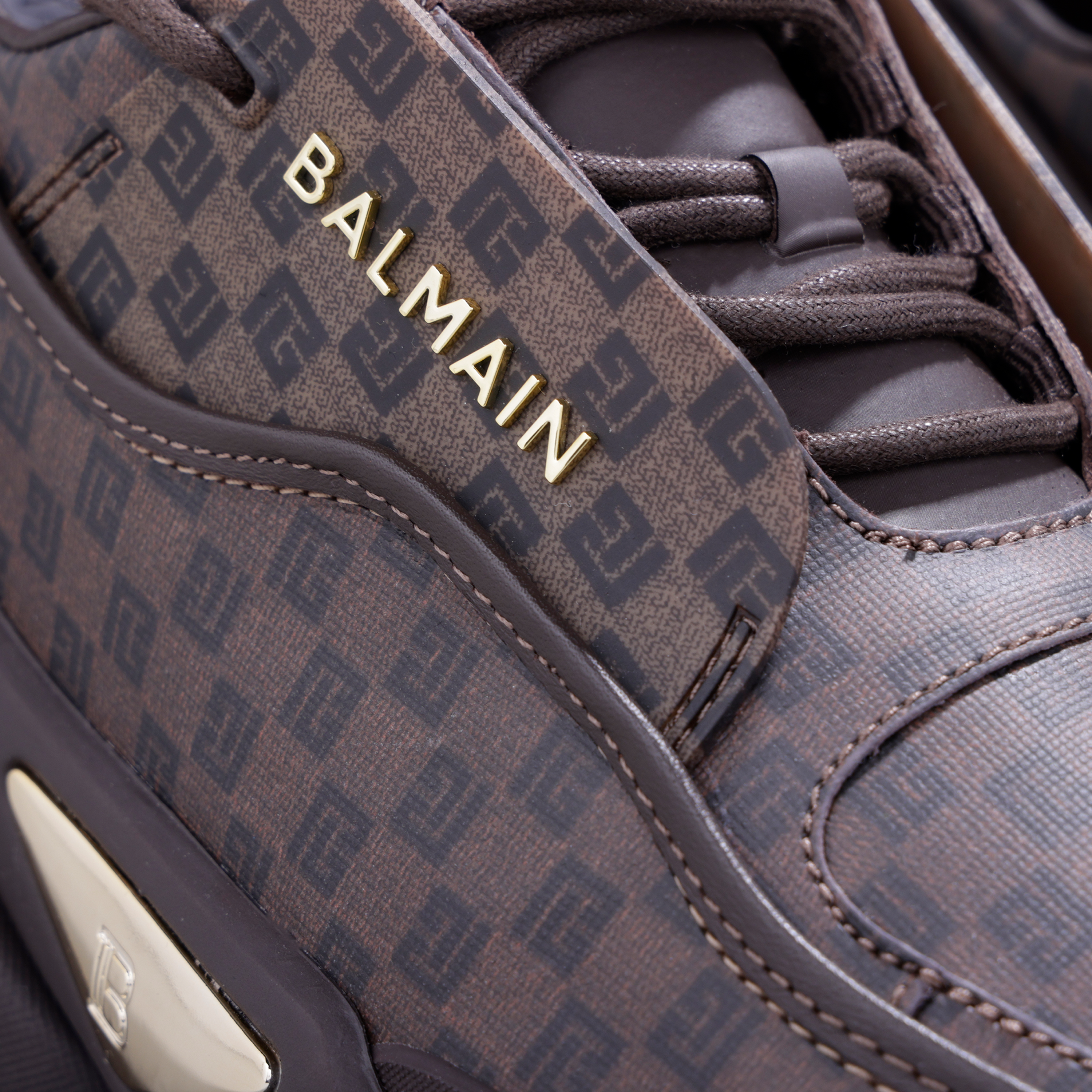 Sneakers Café Balmain Monogram B-Bold