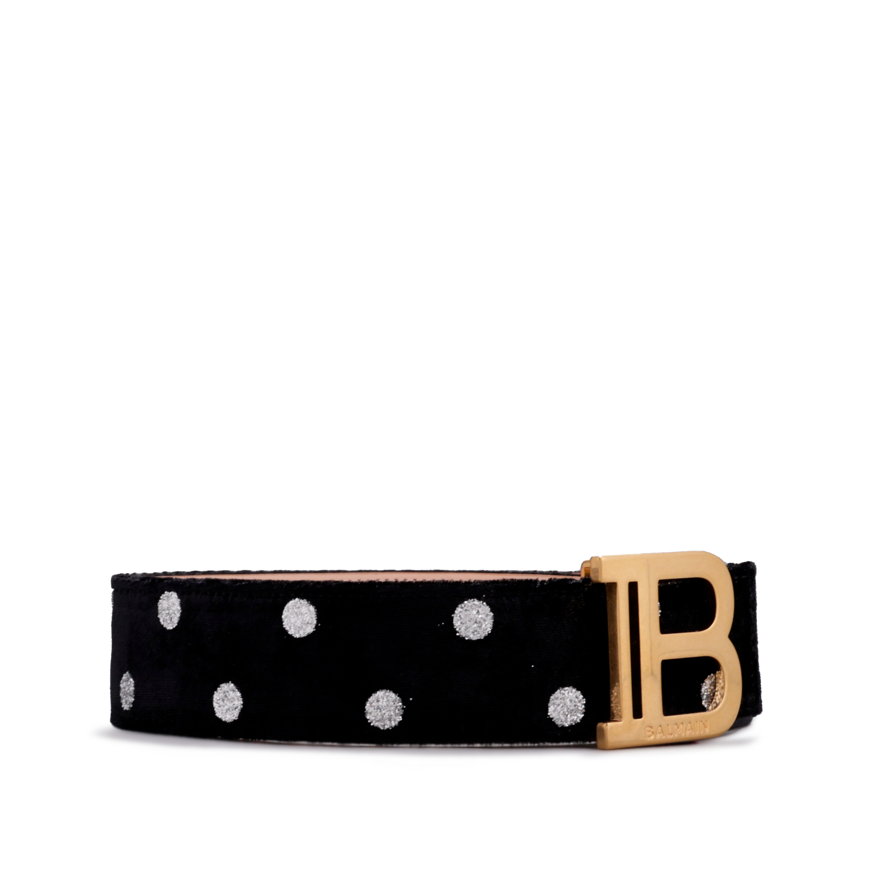 Cinturón Negro Balmain Rhinestones