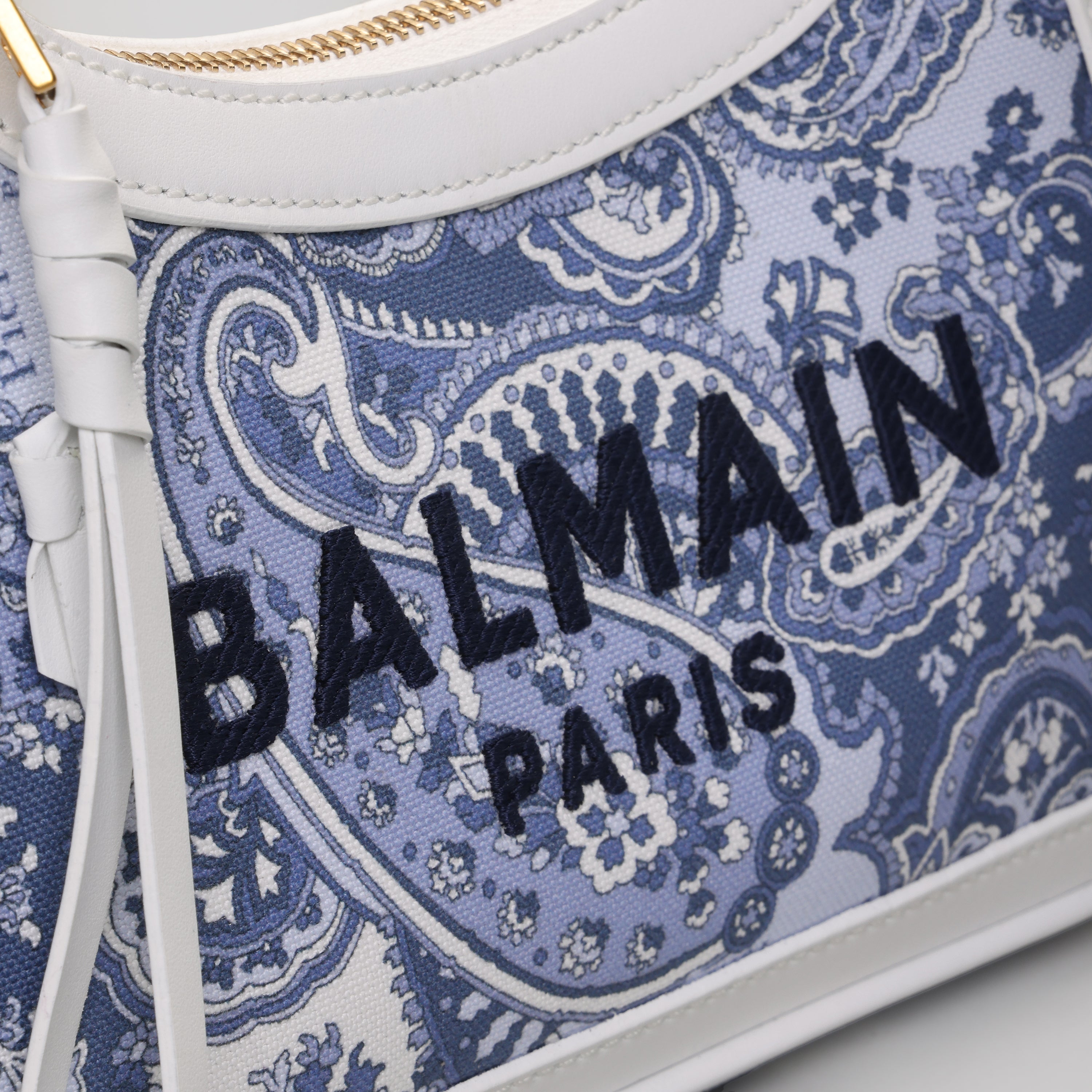 Cartera Azul Balmain B-Army Paisley