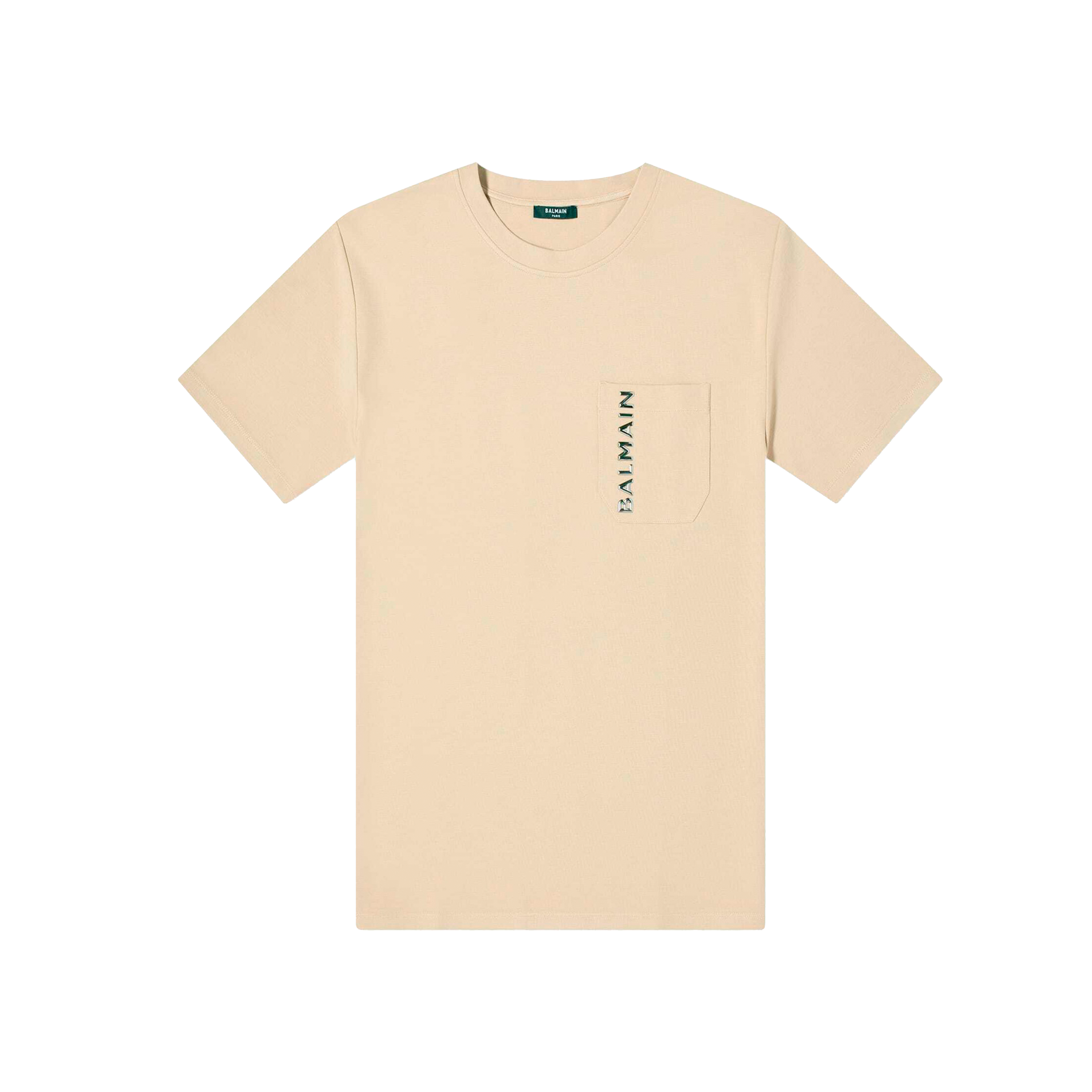 Camiseta Beige Balmain Laminato