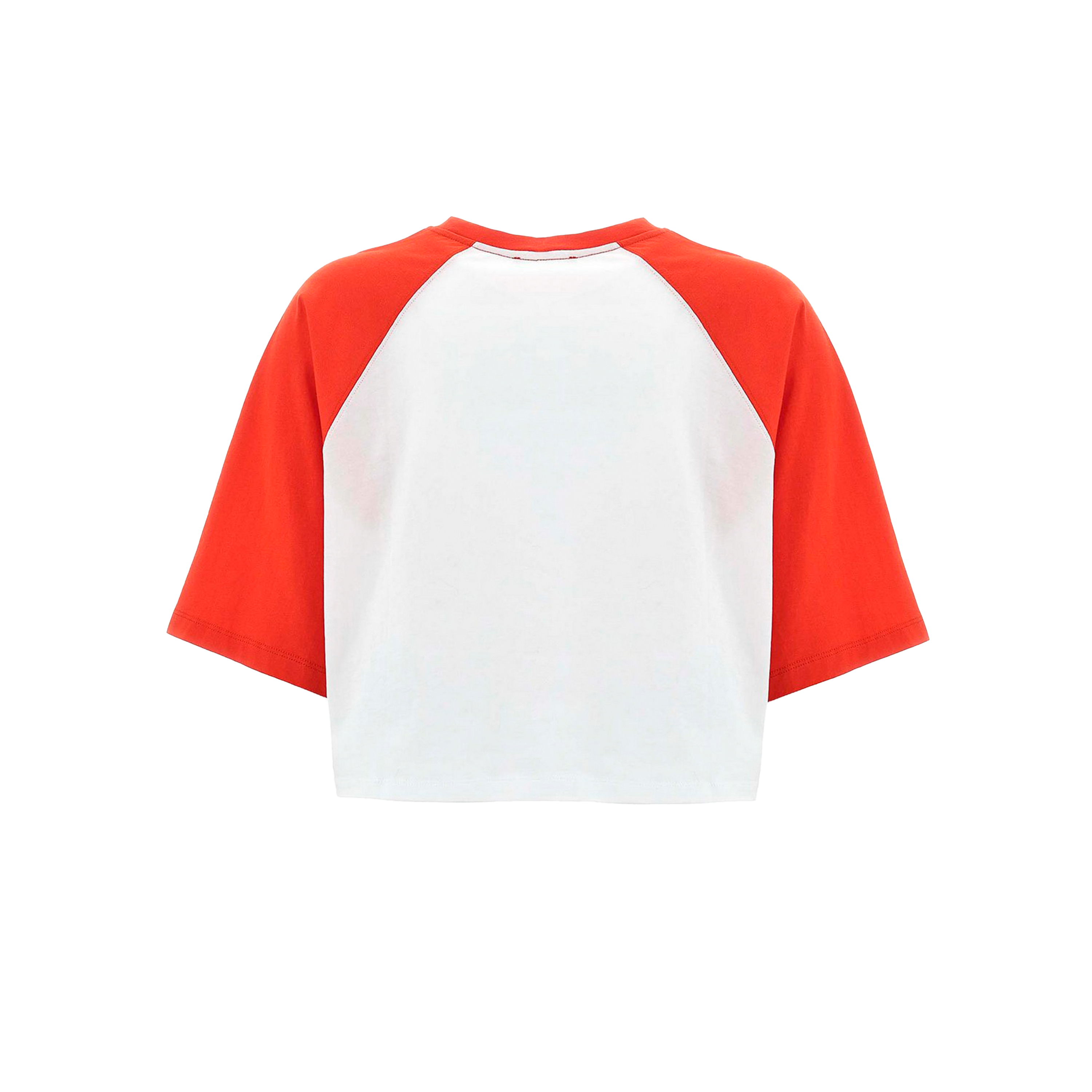 Camiseta Blanca Balmain Paris Logo Cropped