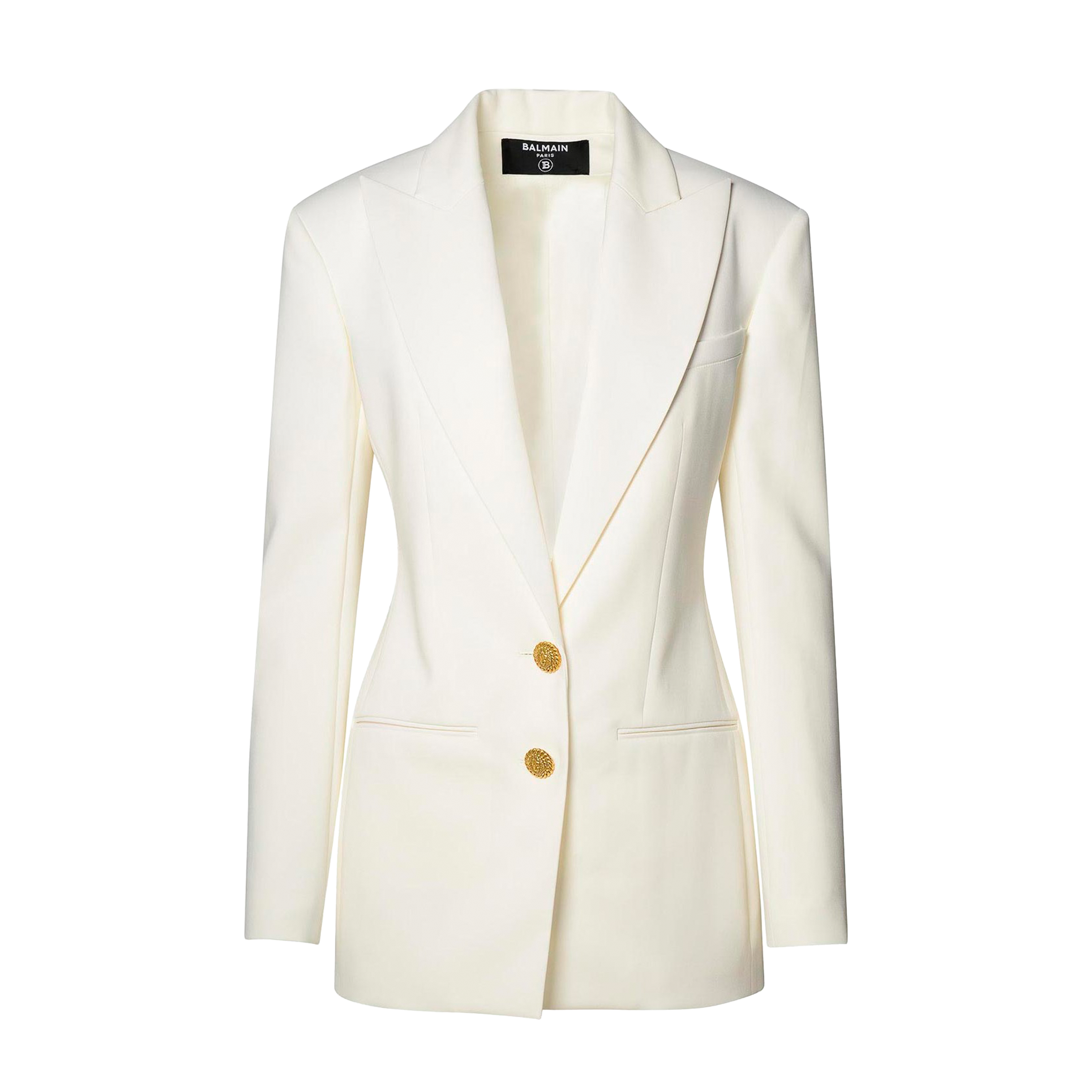 Blazer Blanco Balmain 2 Btn