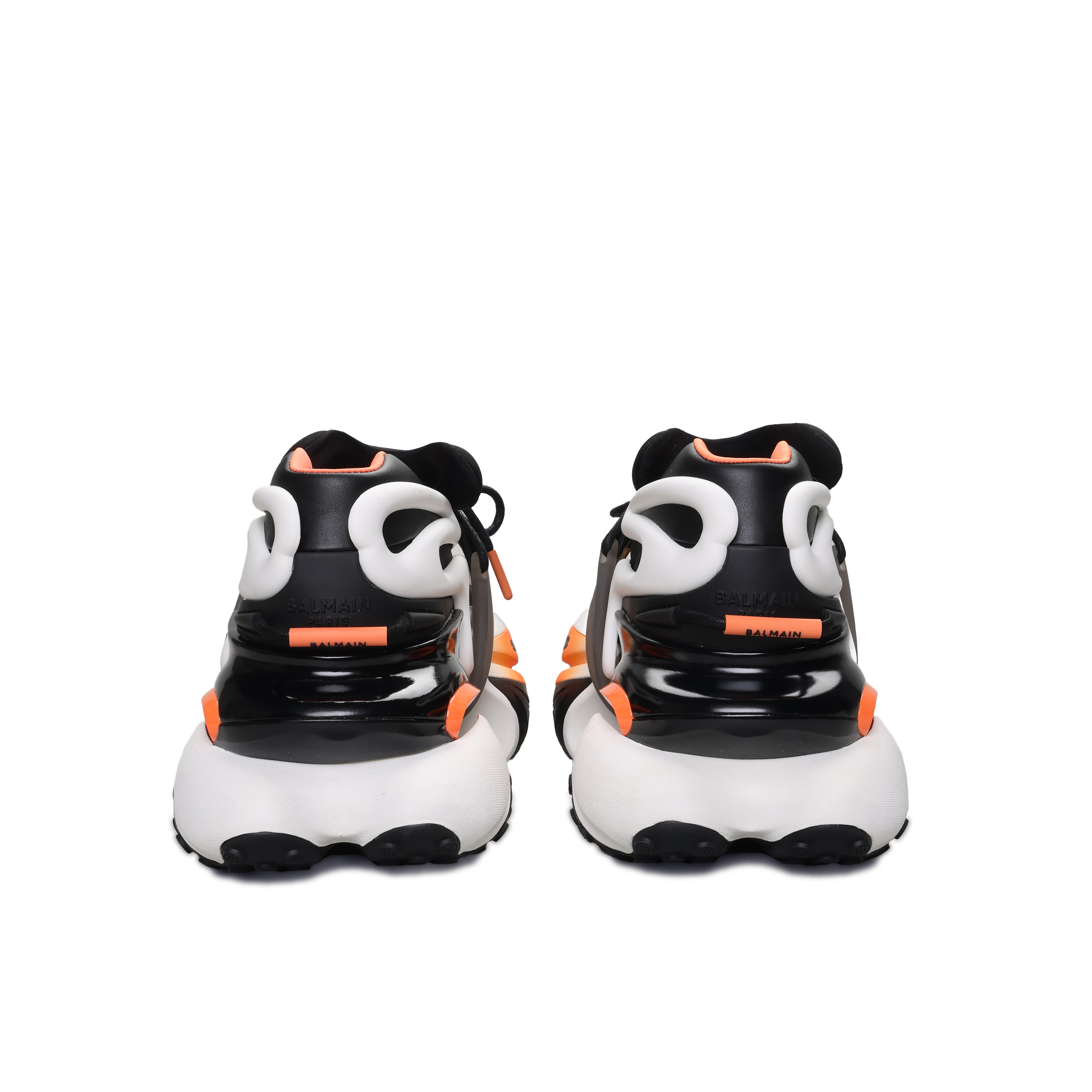 Sneakers Blancos Naranja Balmain Unicorn Low