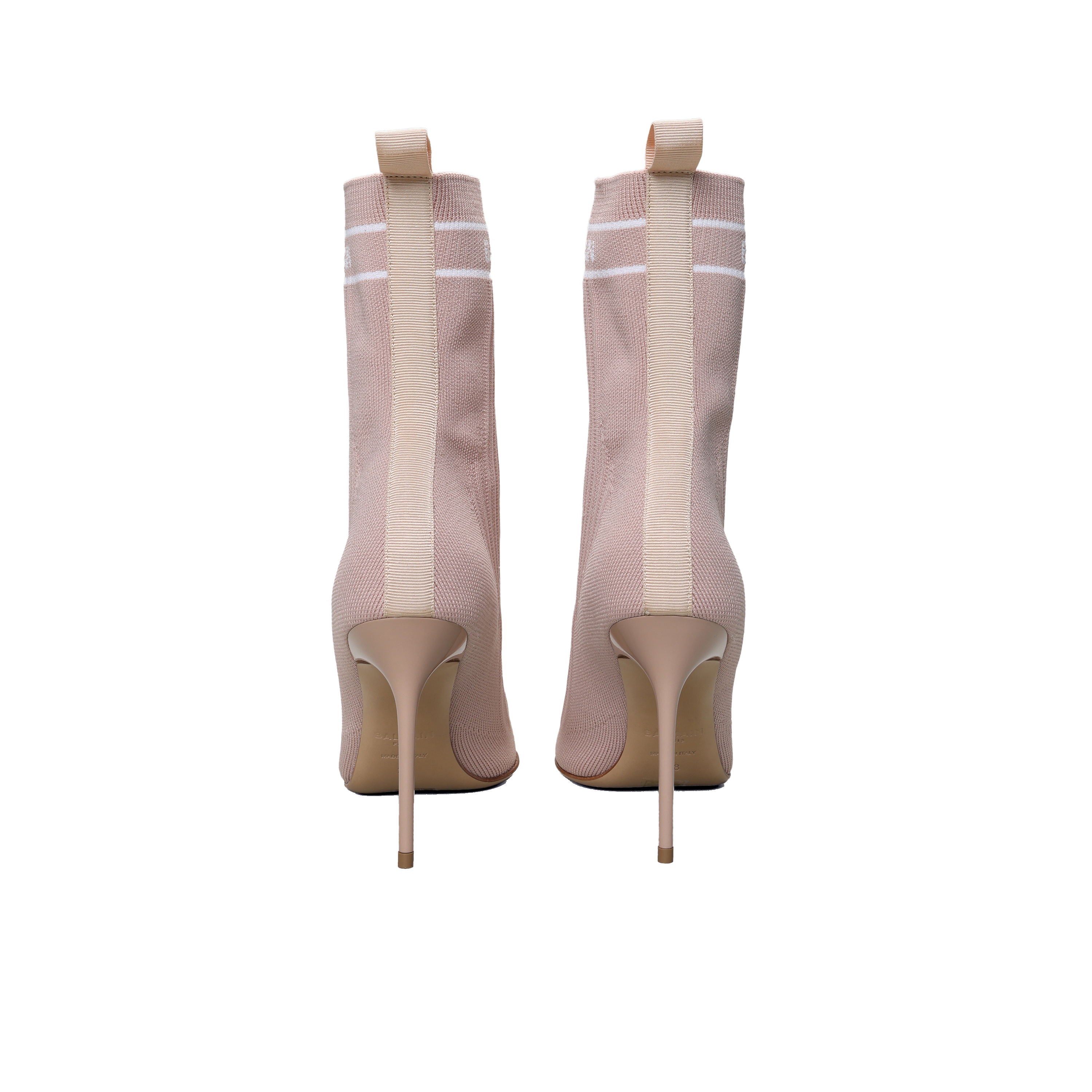 Botas Beige Balmain Skye-Knit
