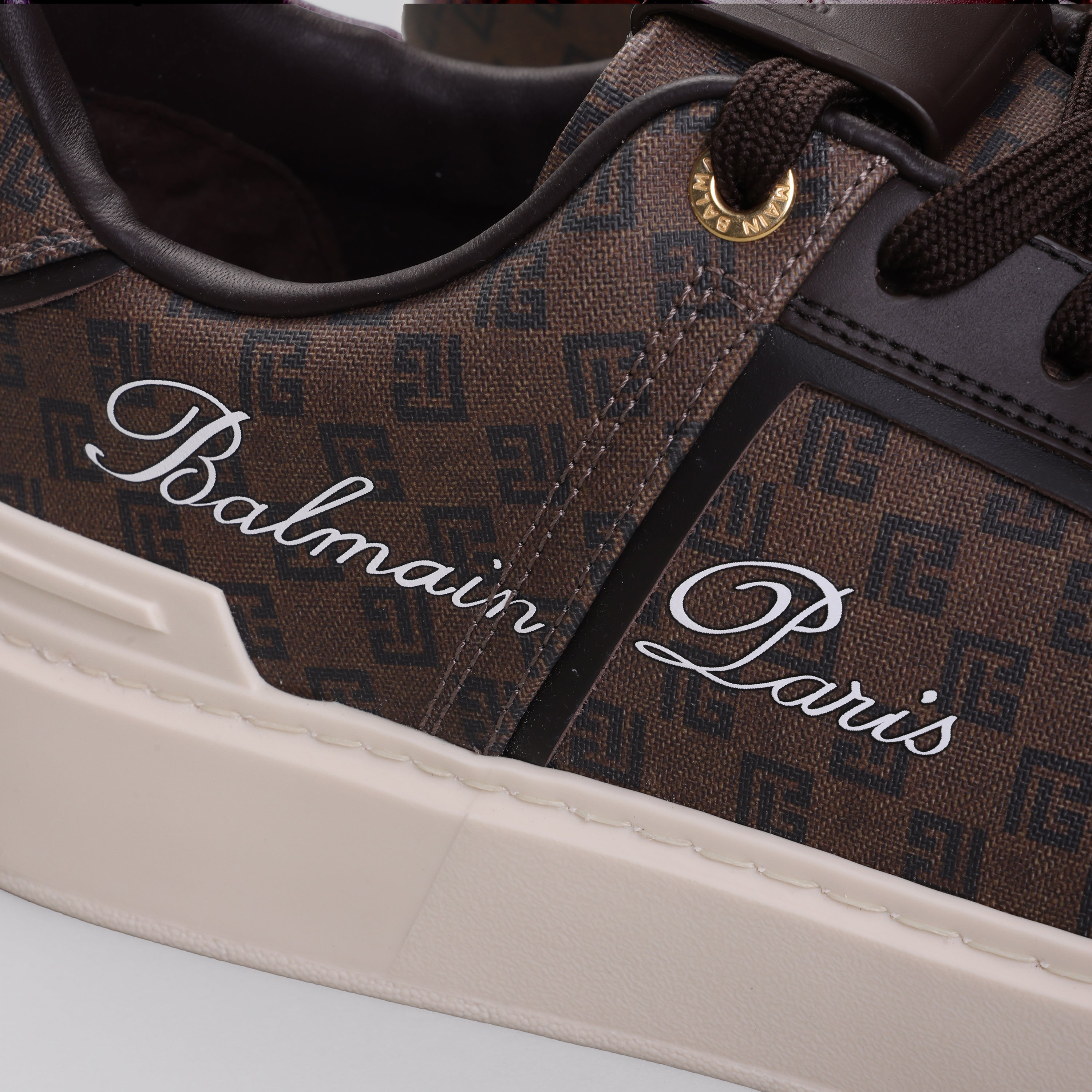 Sneakers Café Balmain B-Court-Mini Monogram