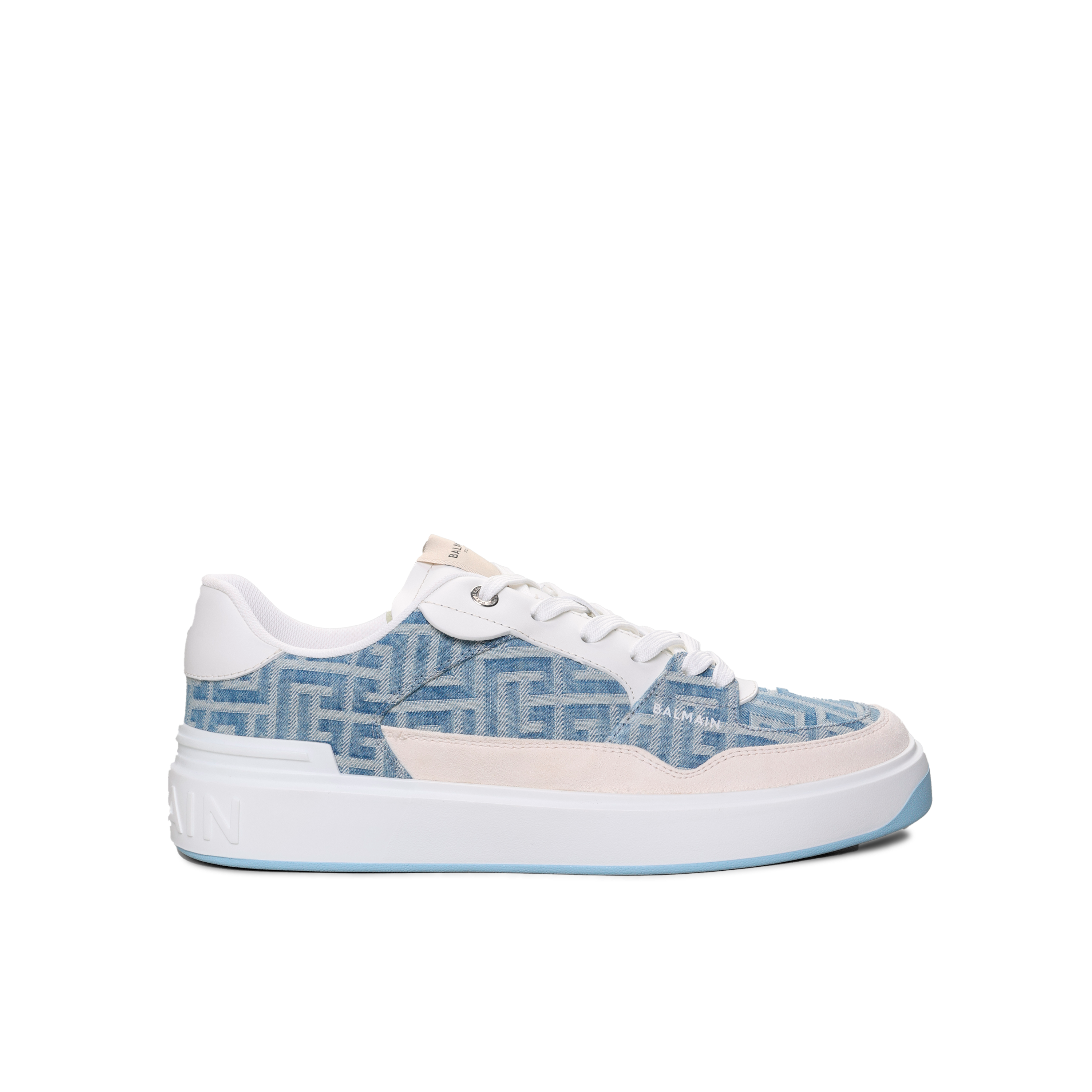 Sneakers Denim Balmain B-Court Flip-Calf & PB