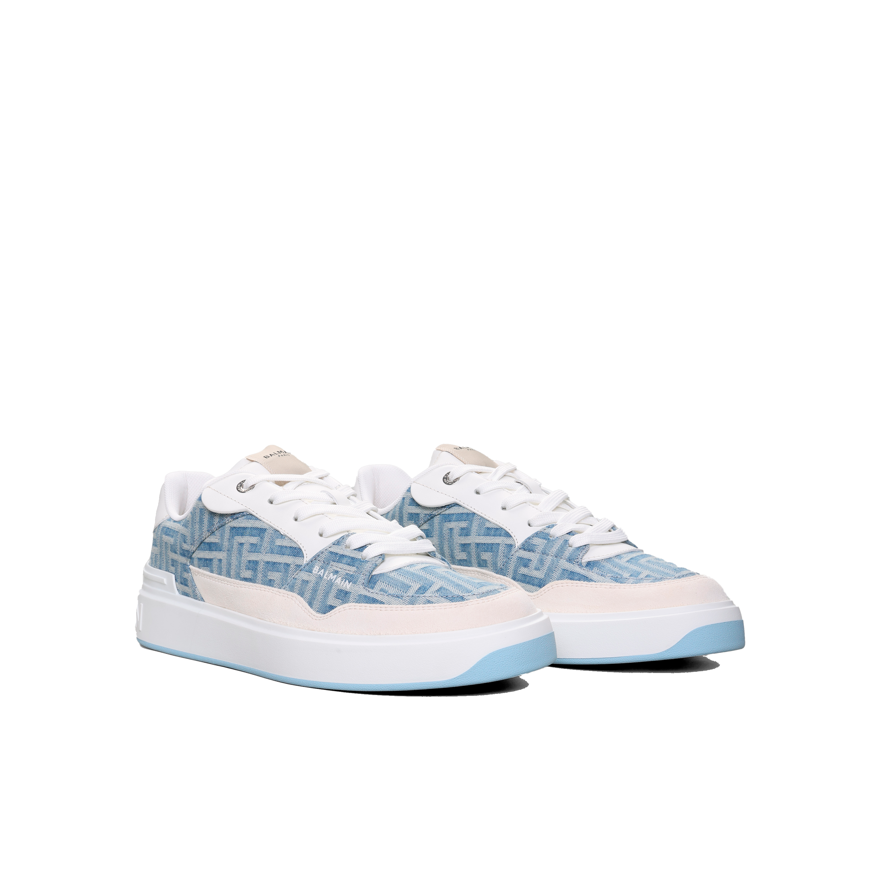 Sneakers Denim Balmain B-Court Flip-Calf & PB