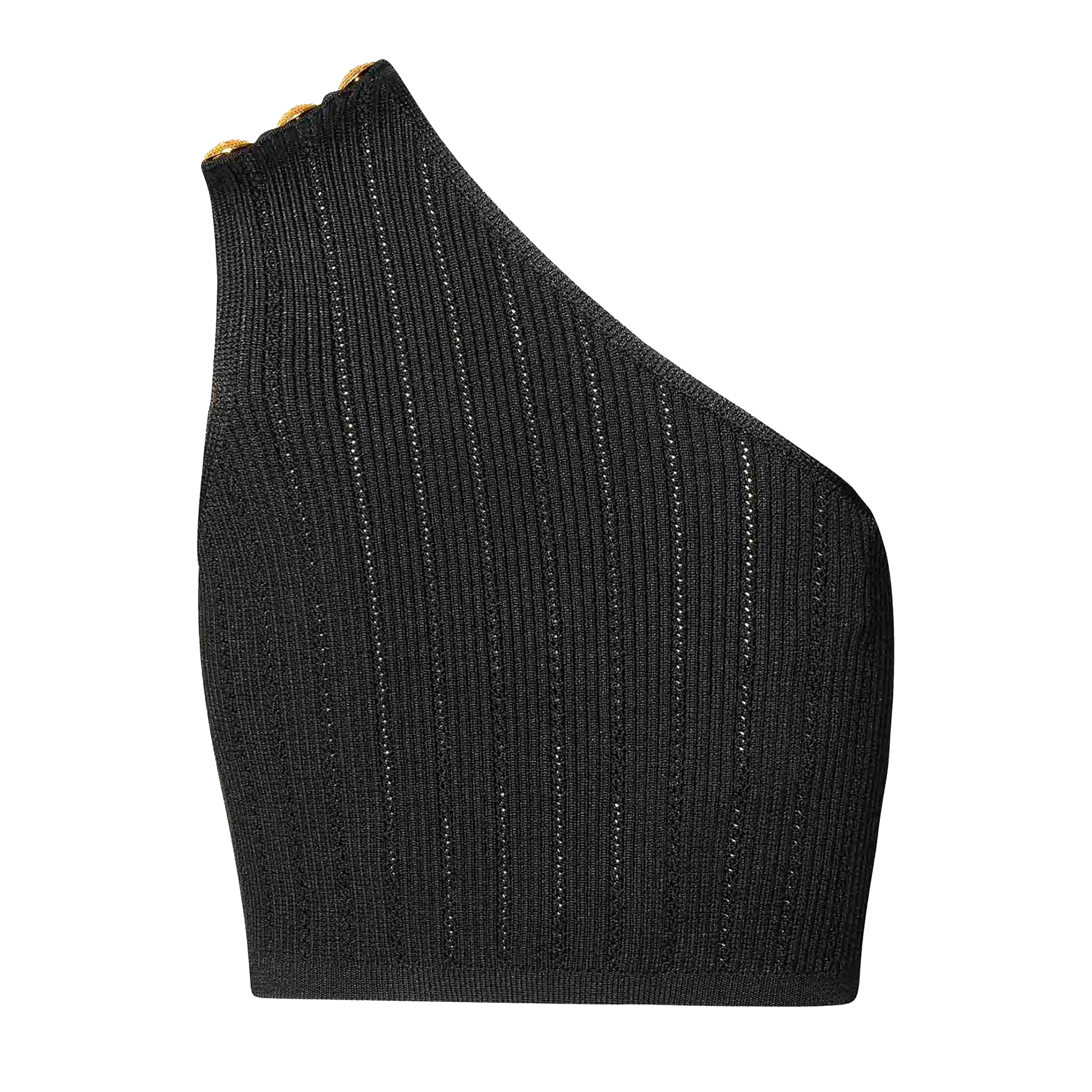 Top Negro Balmain 3 Btn Asymmetric