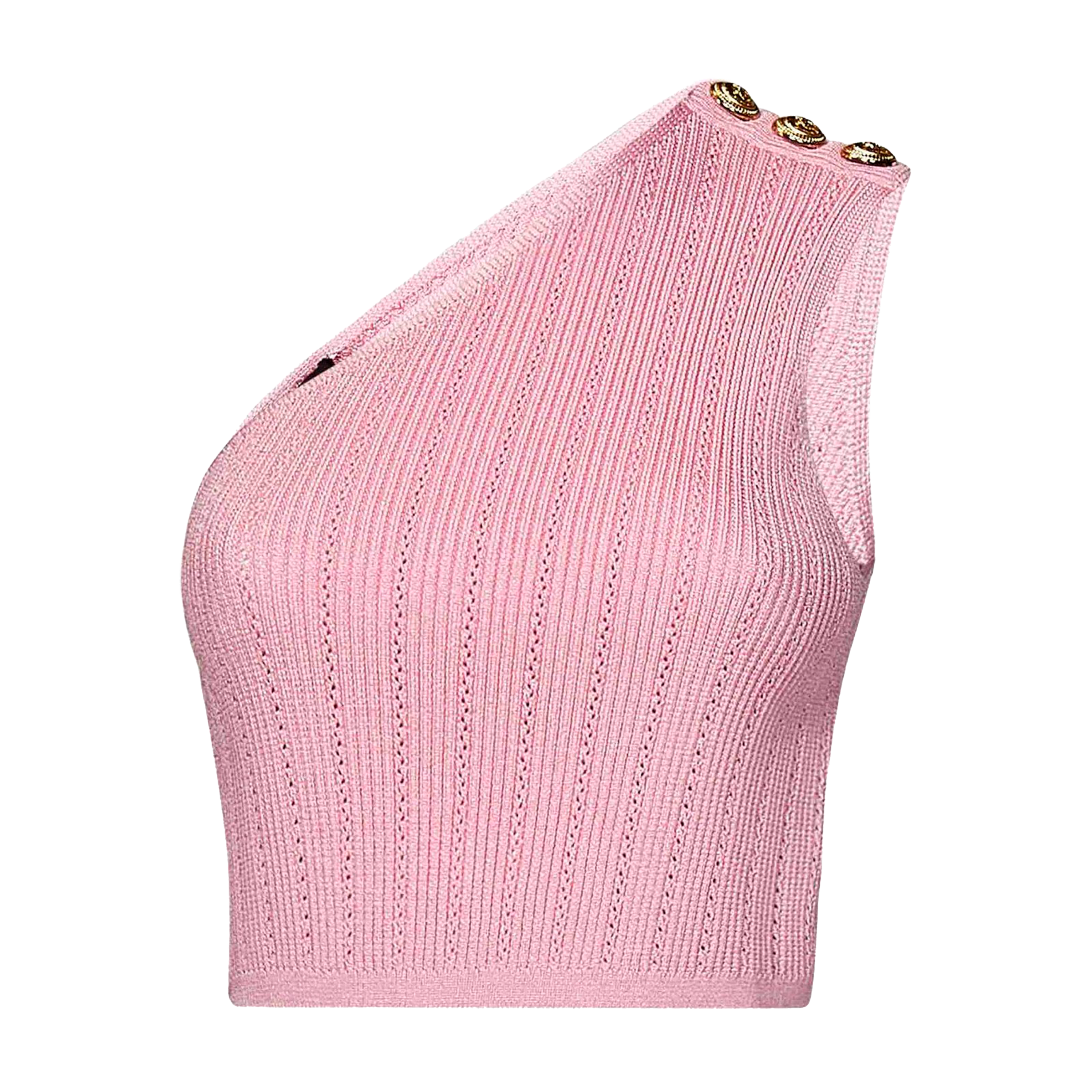 Top Rosado Balmain 3 Btn Asymmetric