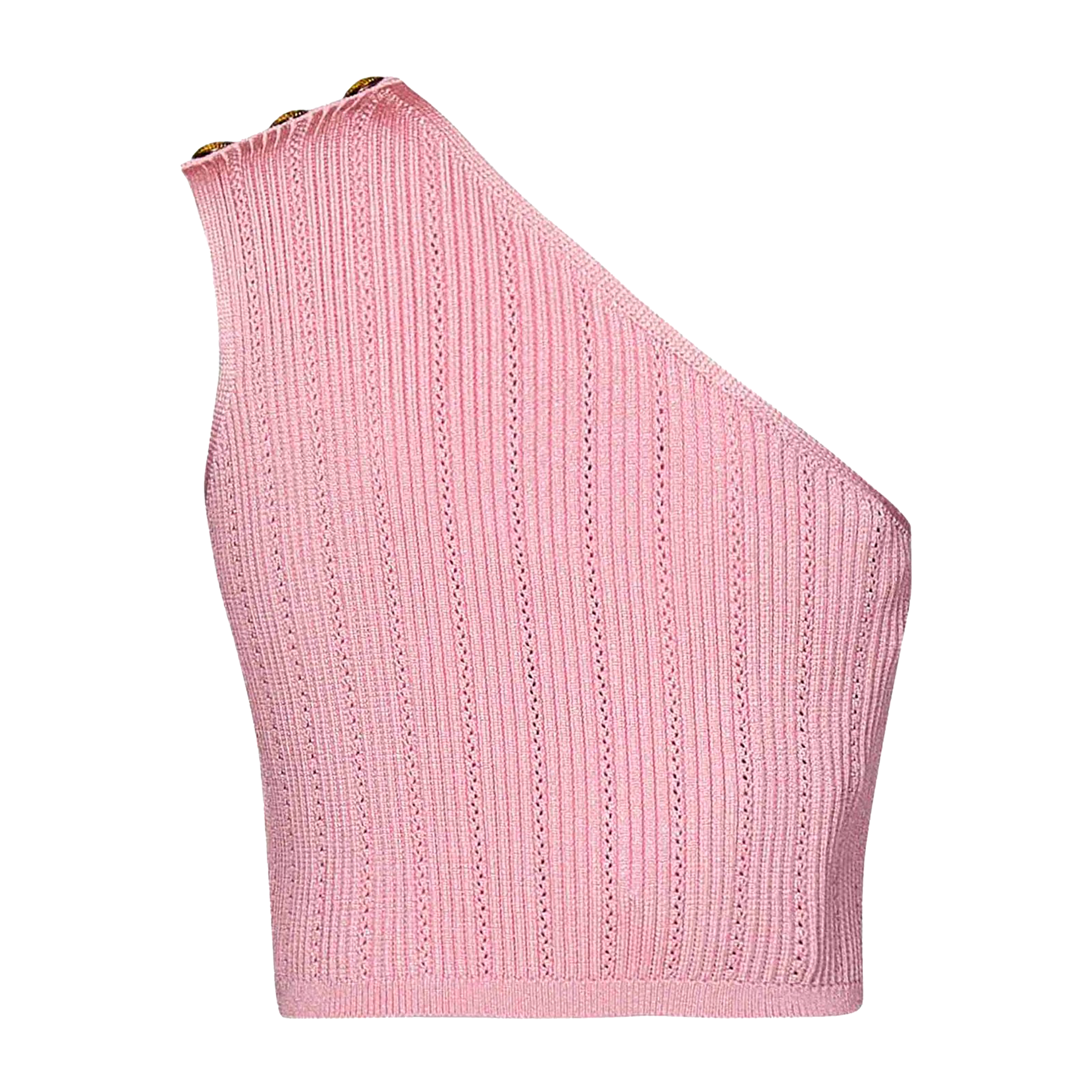 Top Rosado Balmain 3 Btn Asymmetric