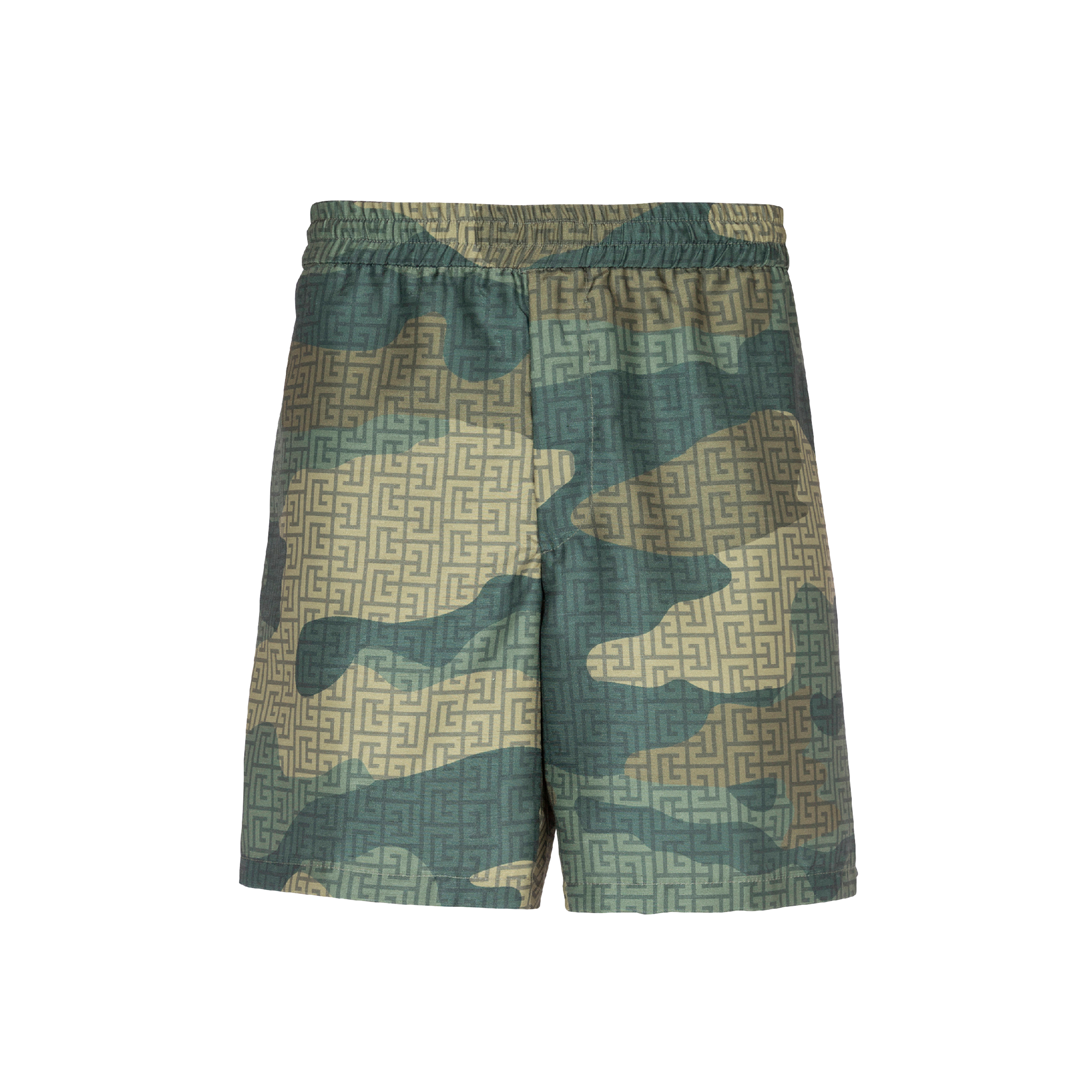 Shorts Verde Balmain Camouflage