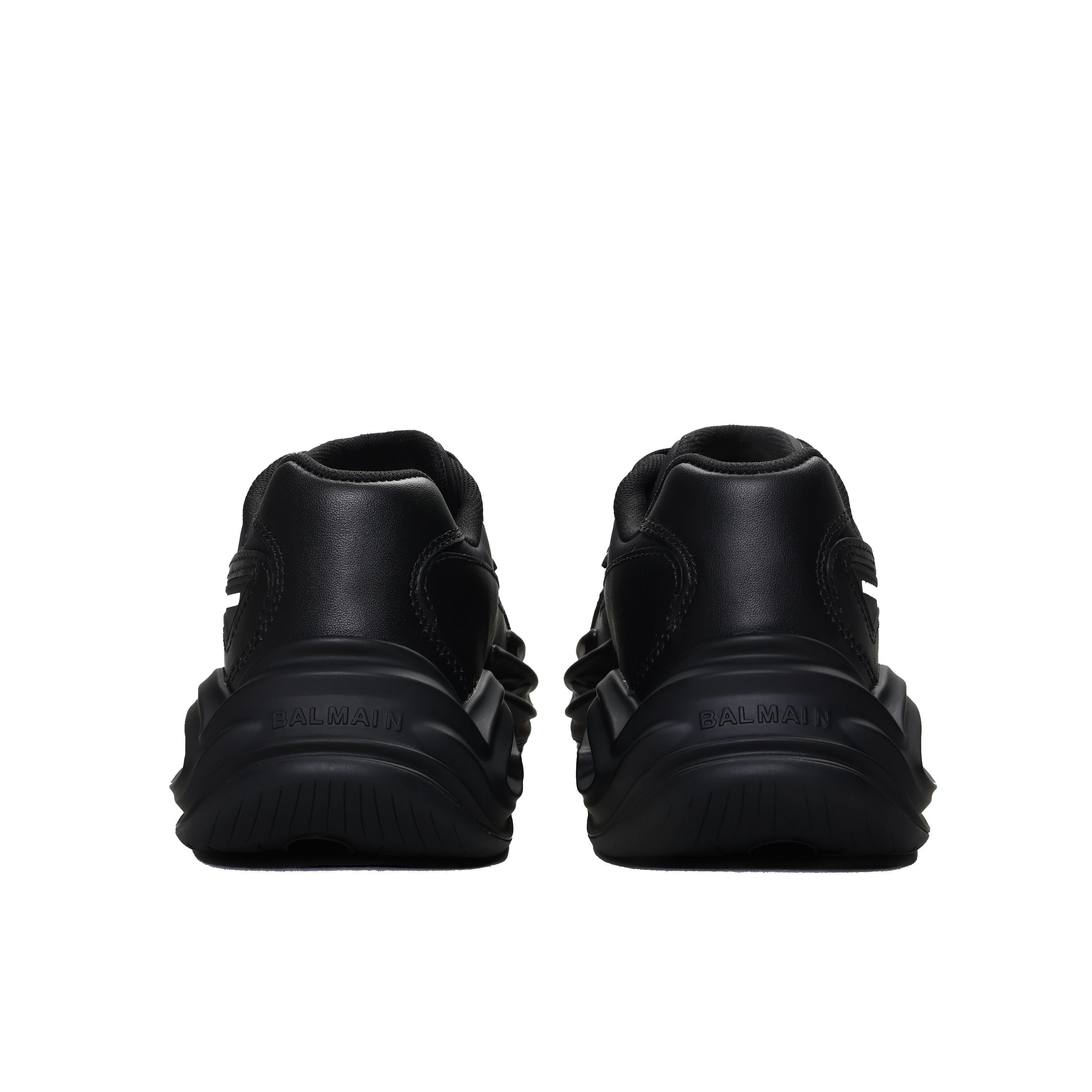 Sneakers Negros Negro Balmain Run-Row Faux