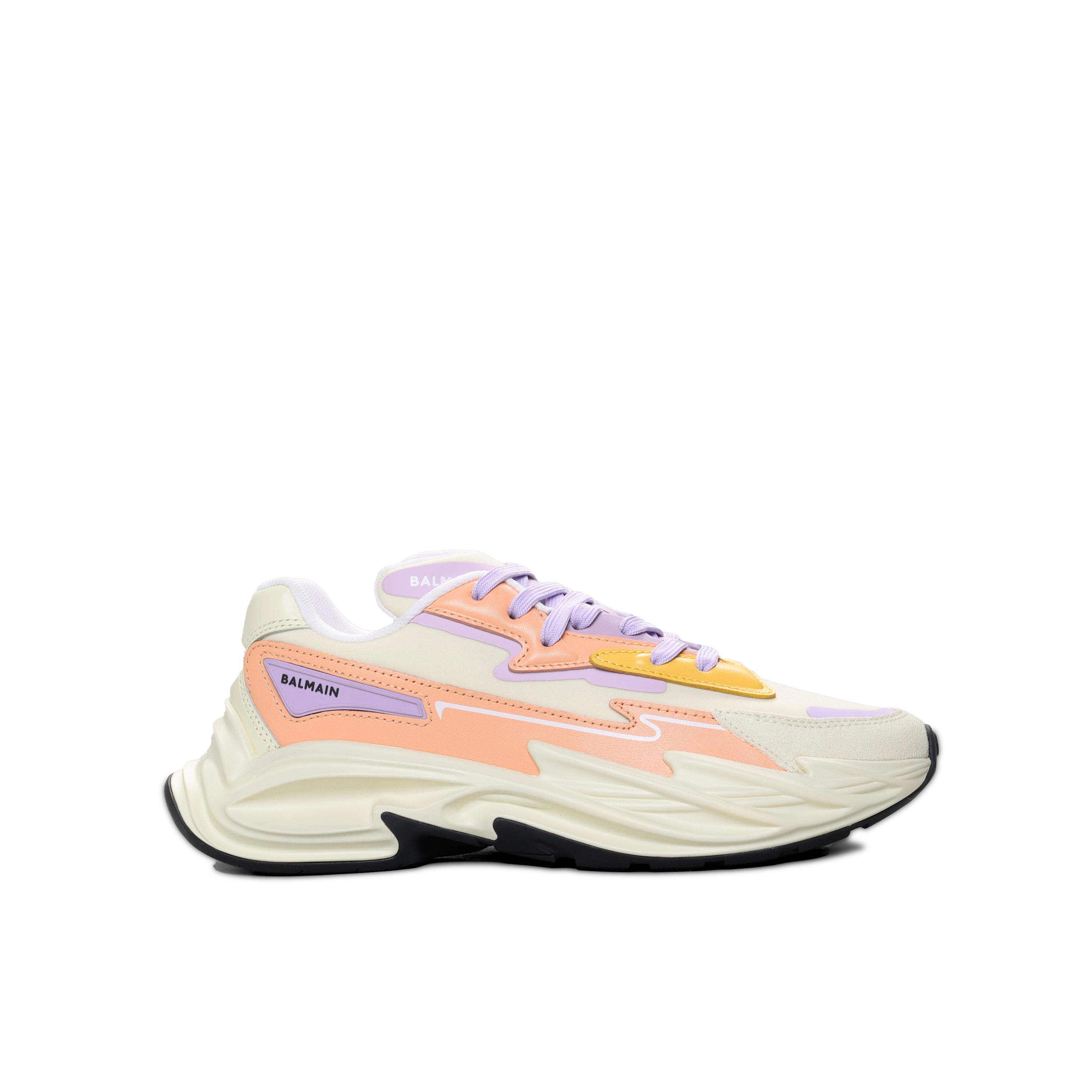 Sneakers Multicolor Balmain Run-Row Leather & Nylon