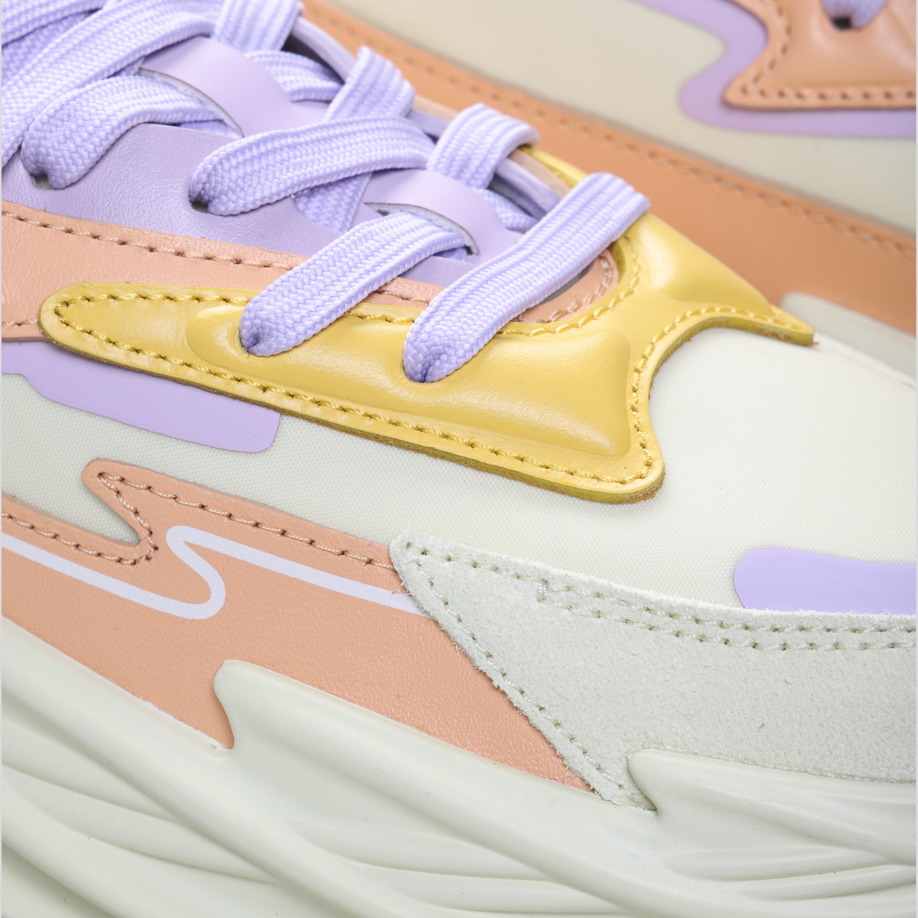 Sneakers Multicolor Balmain Run-Row Leather & Nylon