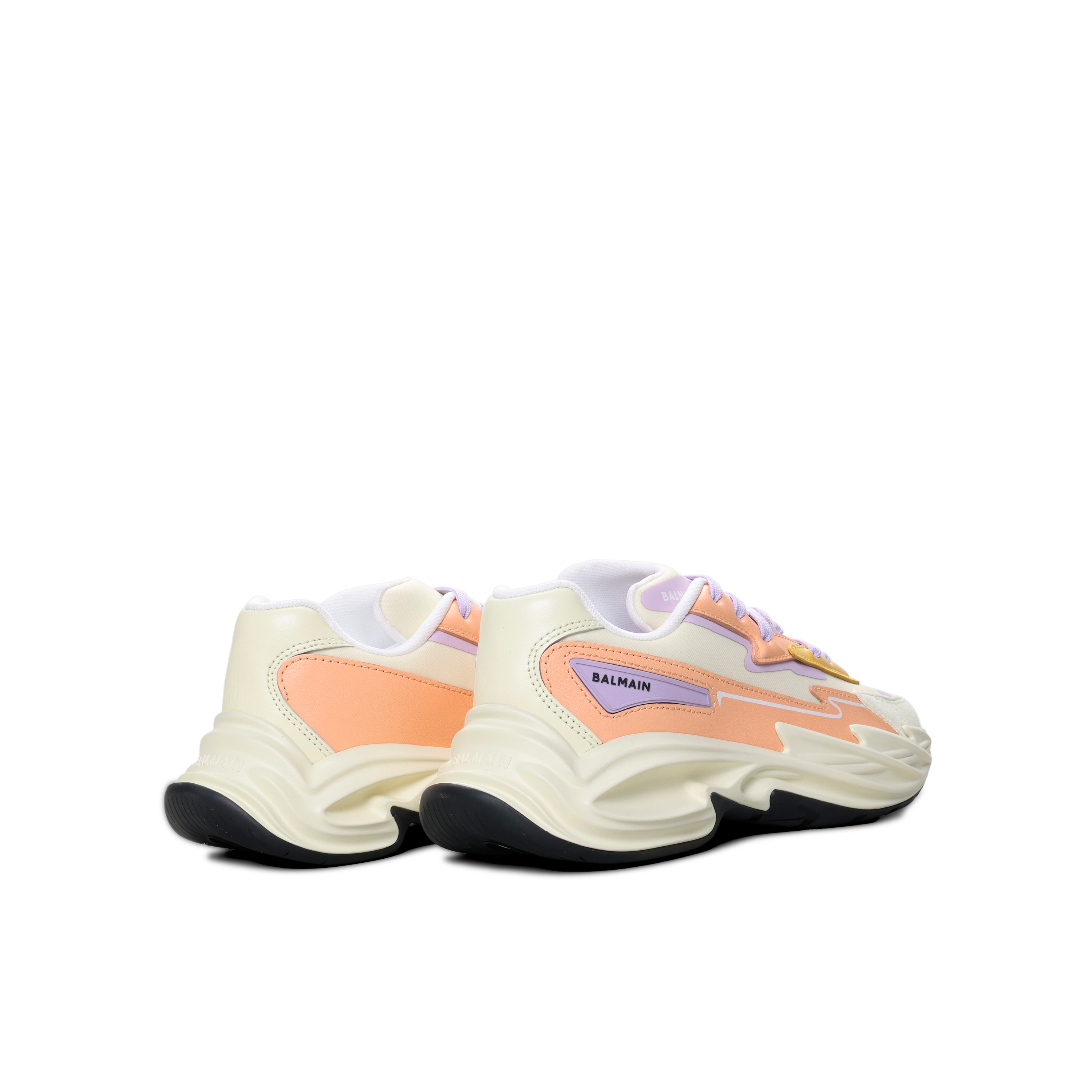 Sneakers Multicolor Balmain Run-Row Leather & Nylon