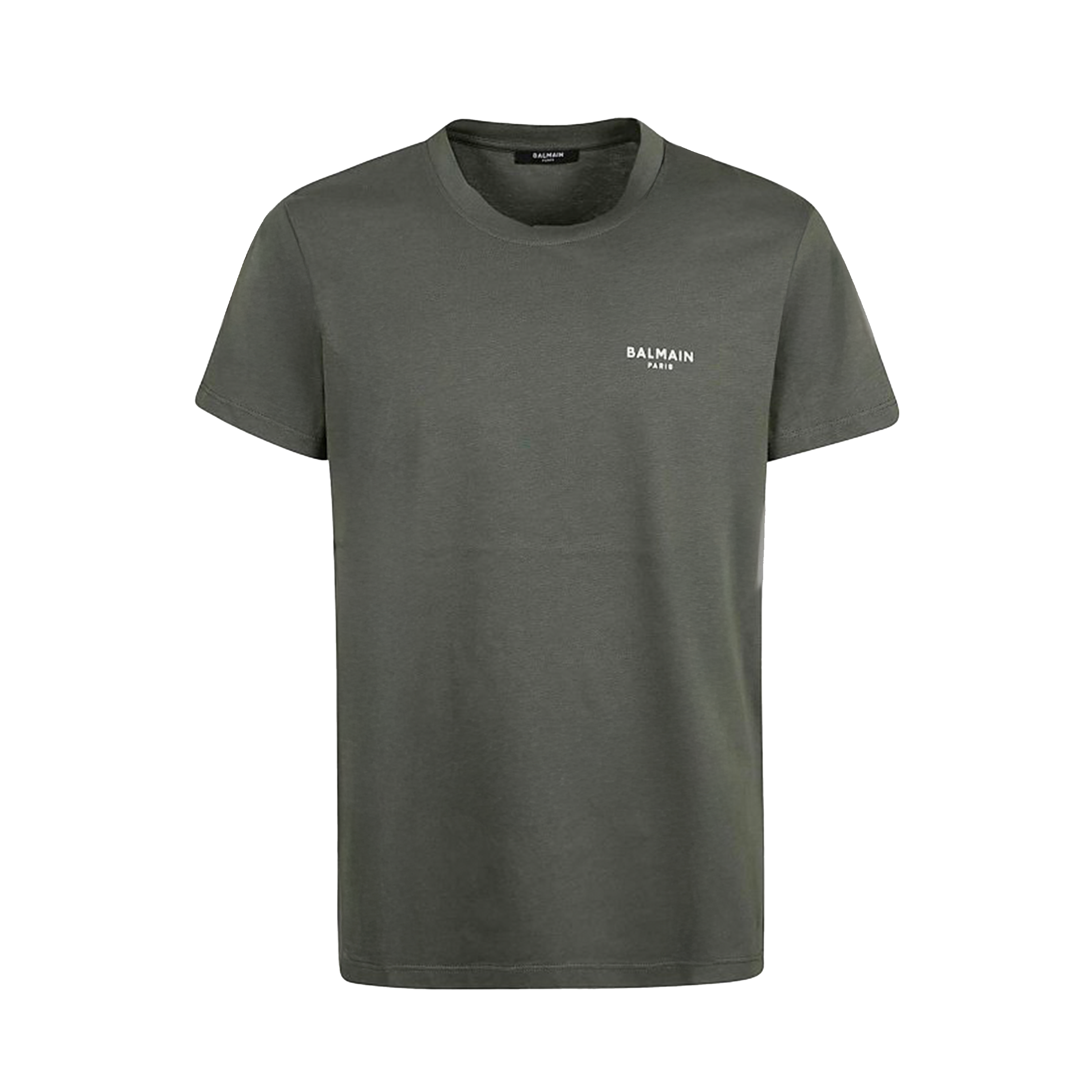 Camiseta Gris Balmain Logo