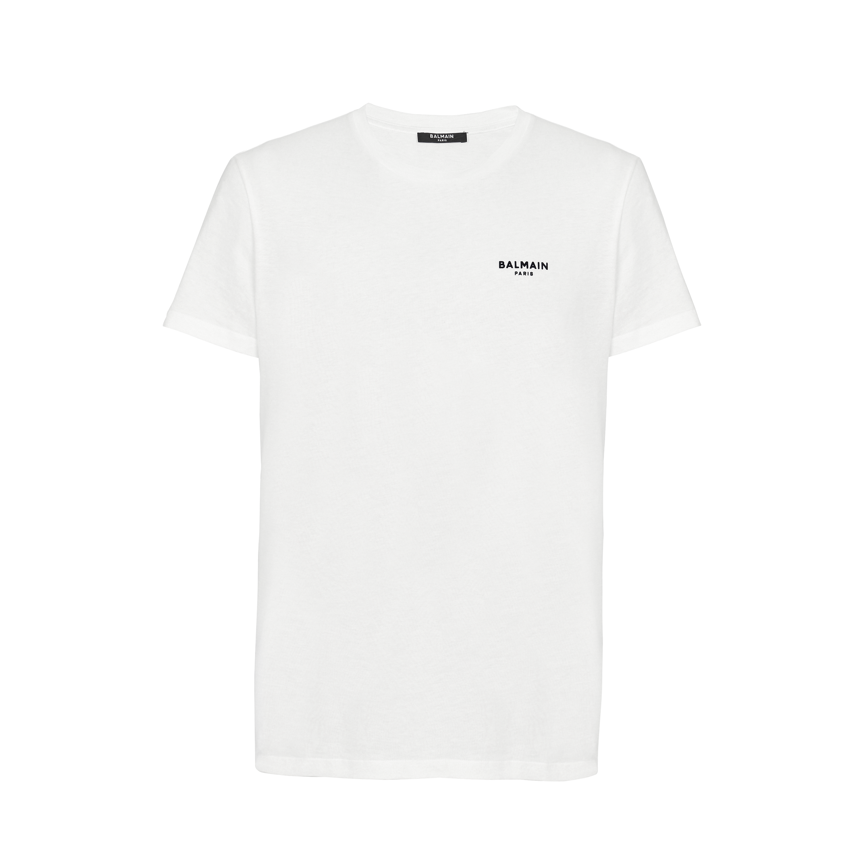 Camiseta Blanca Balmain Logo