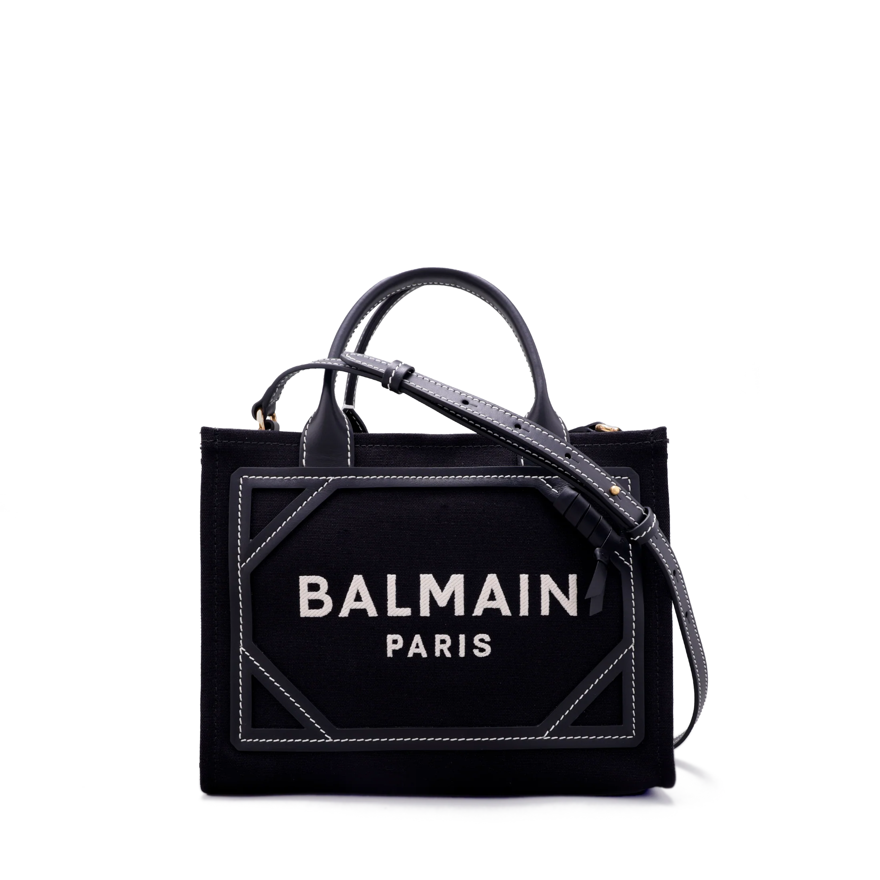 Cartera Negra Balmain B-Army Medium