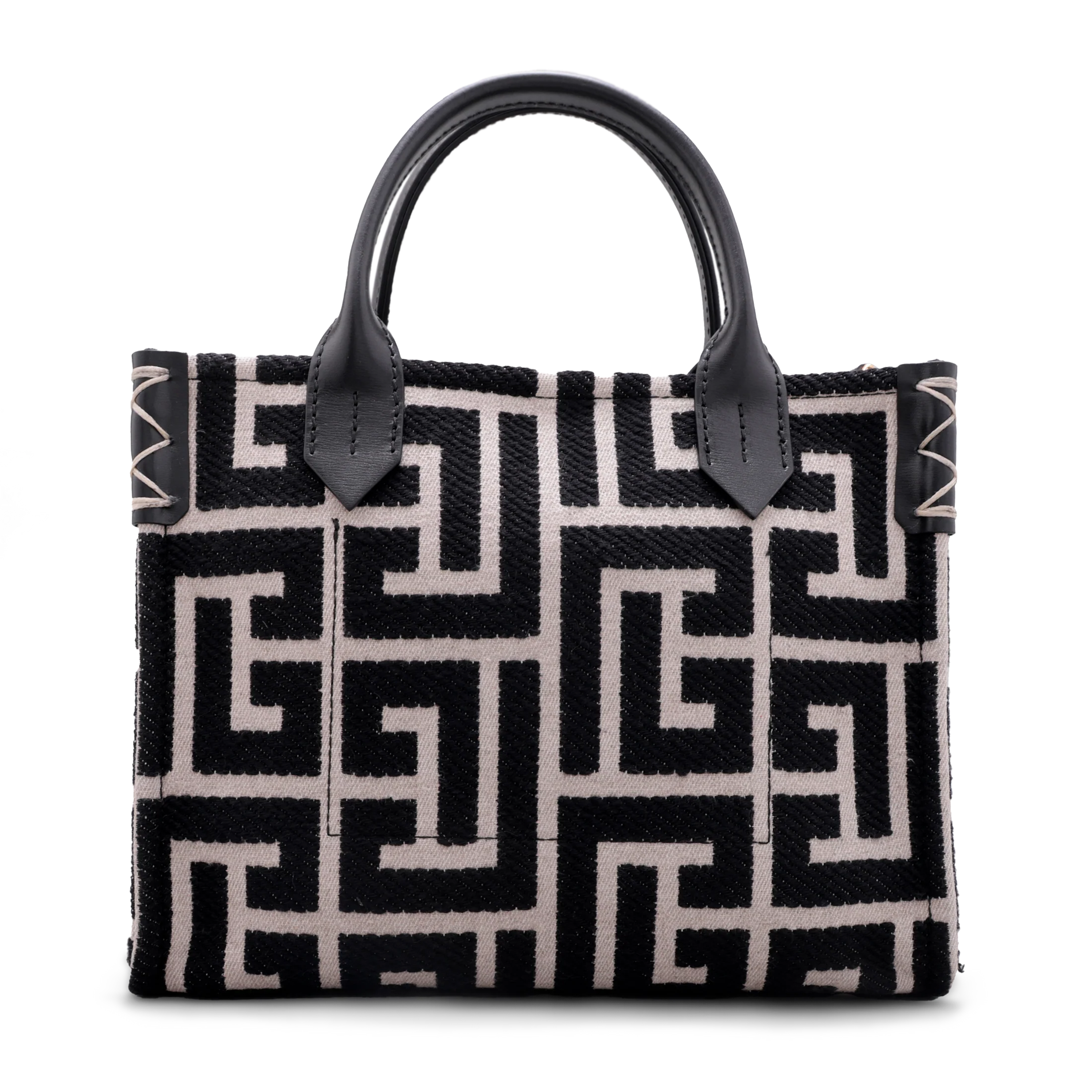 Cartera Negra Balmain B-Army Monogram Small