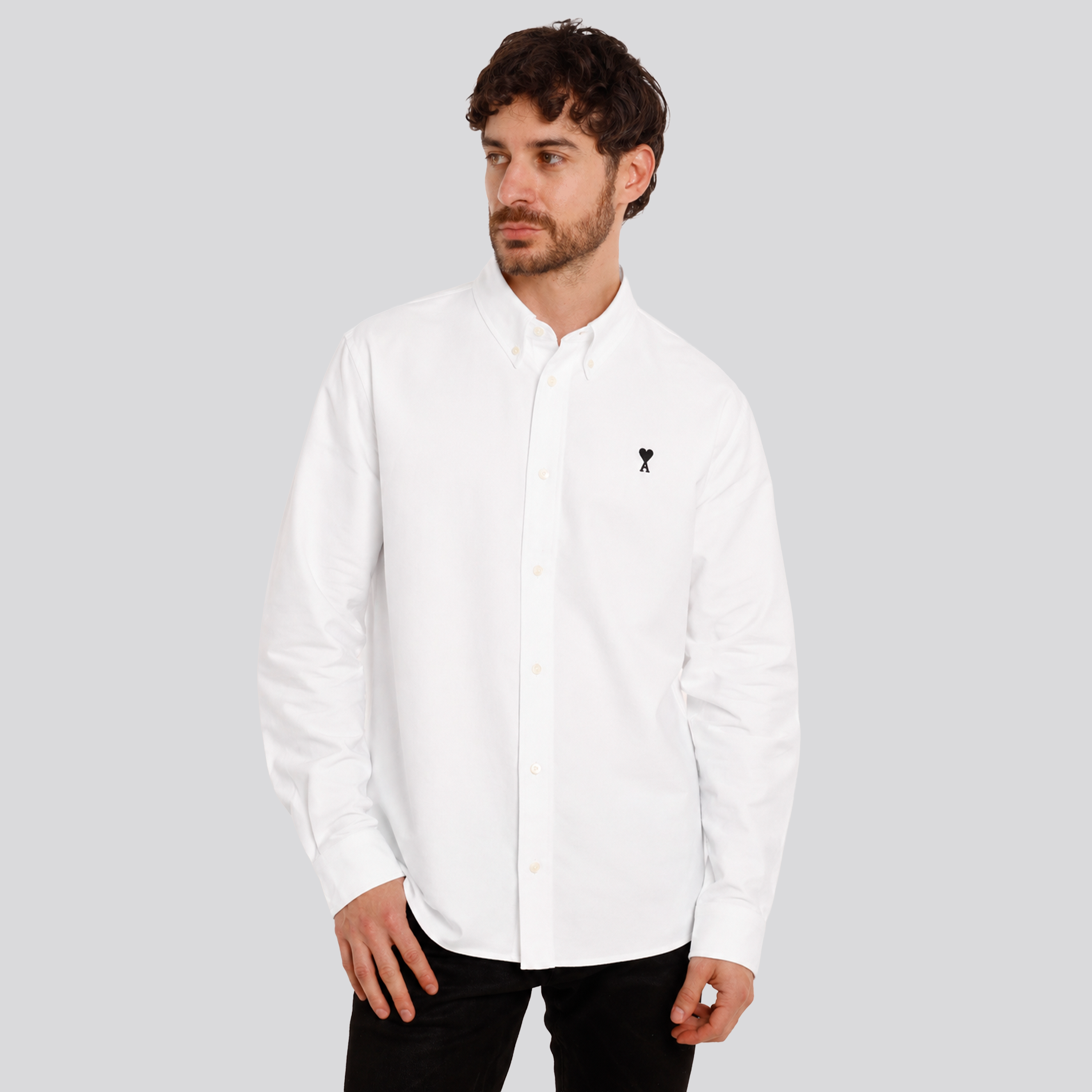Camisa Blanca Ami Paris Coeur