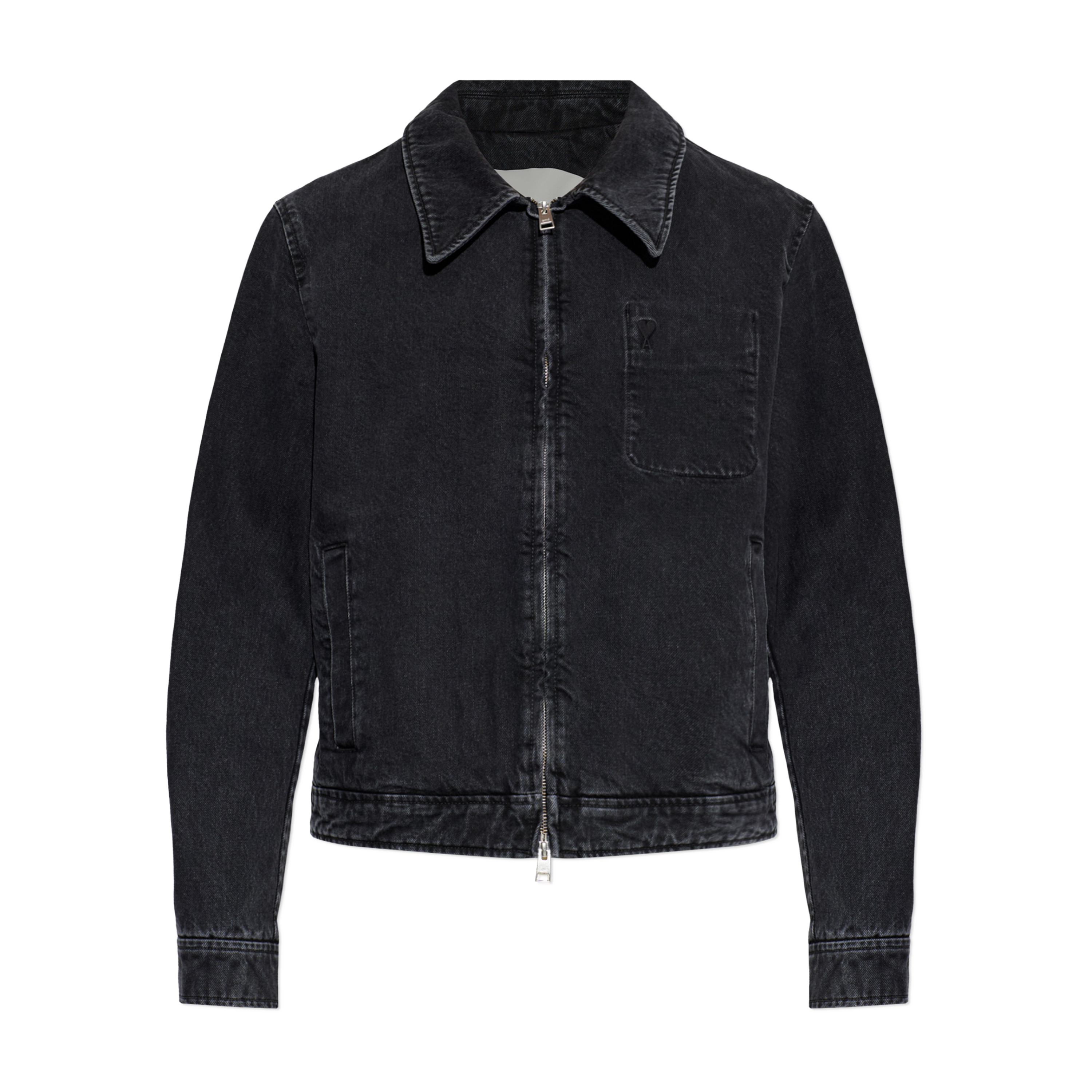 Chaqueta Negra Ami Paris Coeur