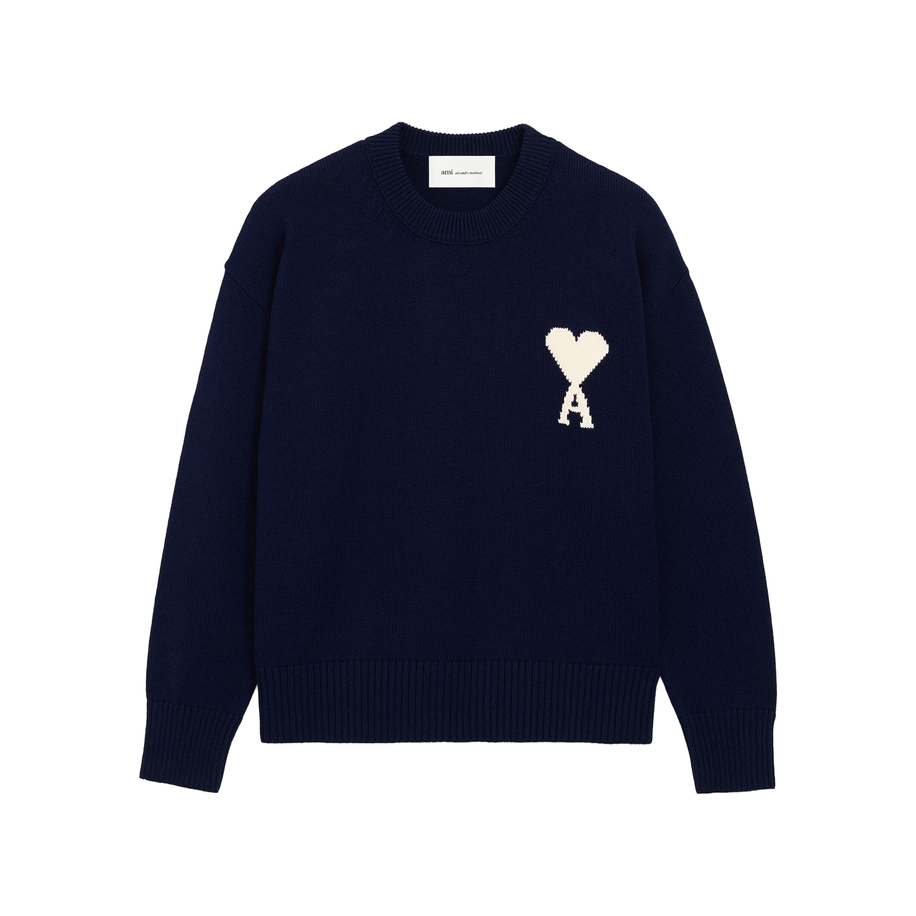 Buzo Azul Ami Paris Contrasted Coeur