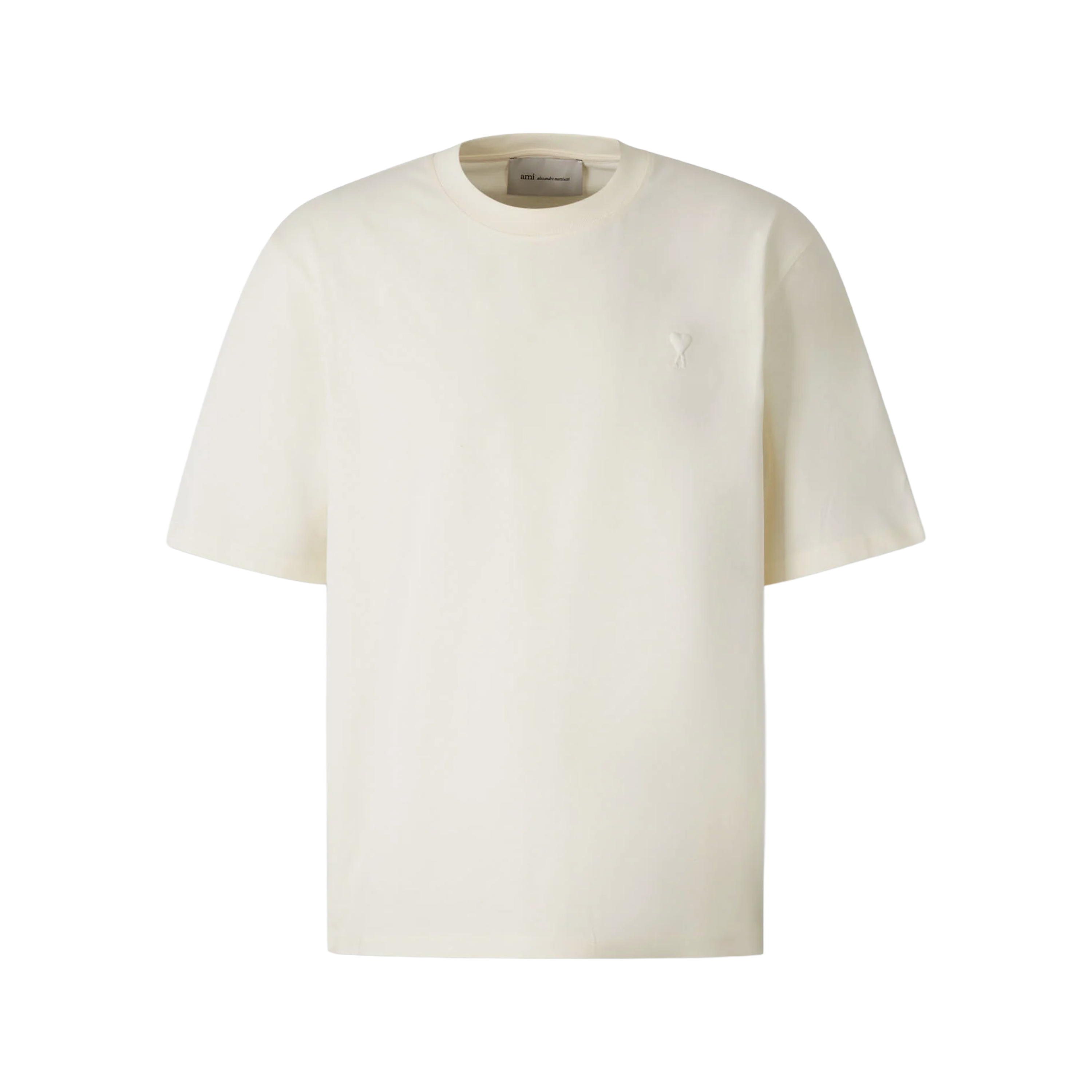 Camiseta Blanca Ami Paris Tonal Coeur