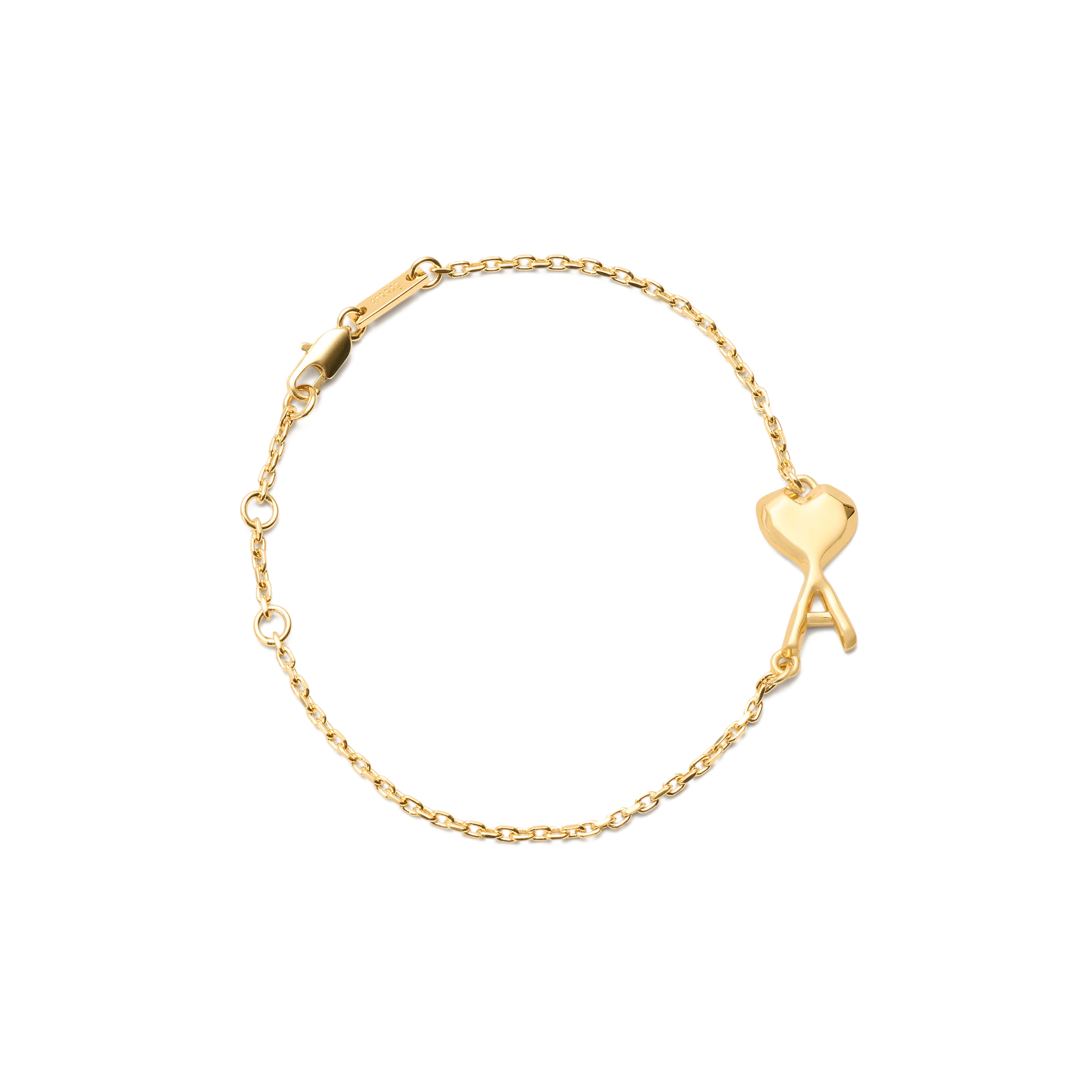 Brazalete Dorado Ami Paris Hammered