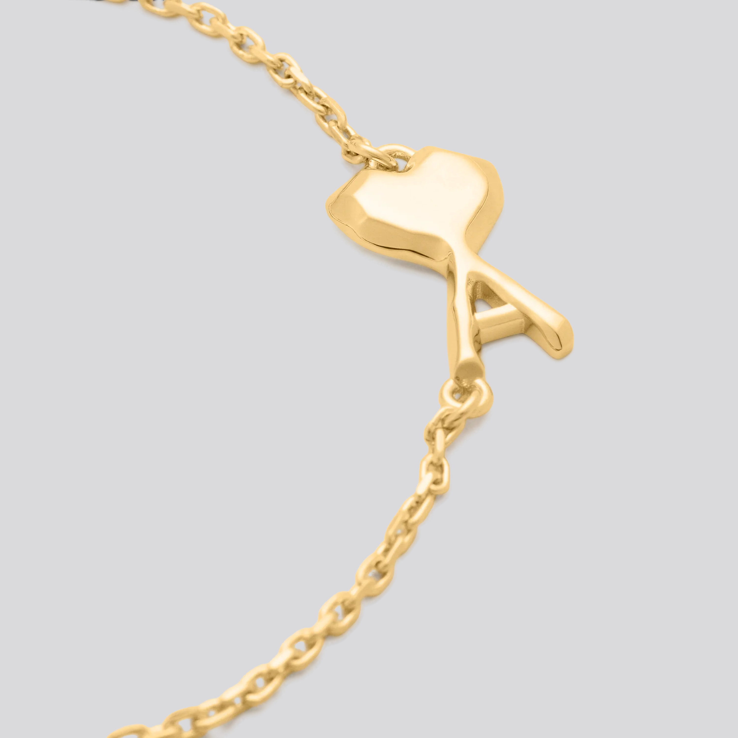 Brazalete Dorado Ami Paris Hammered