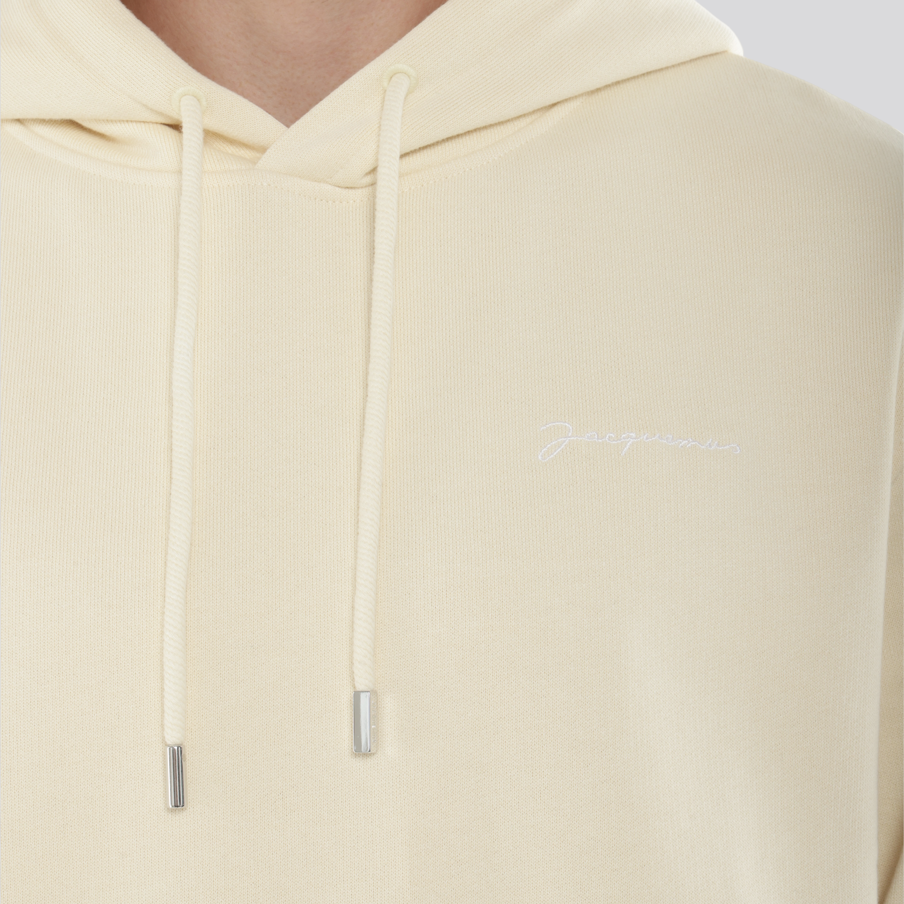 Buzo Beige Jacquemus Le Sweatshirt Brode