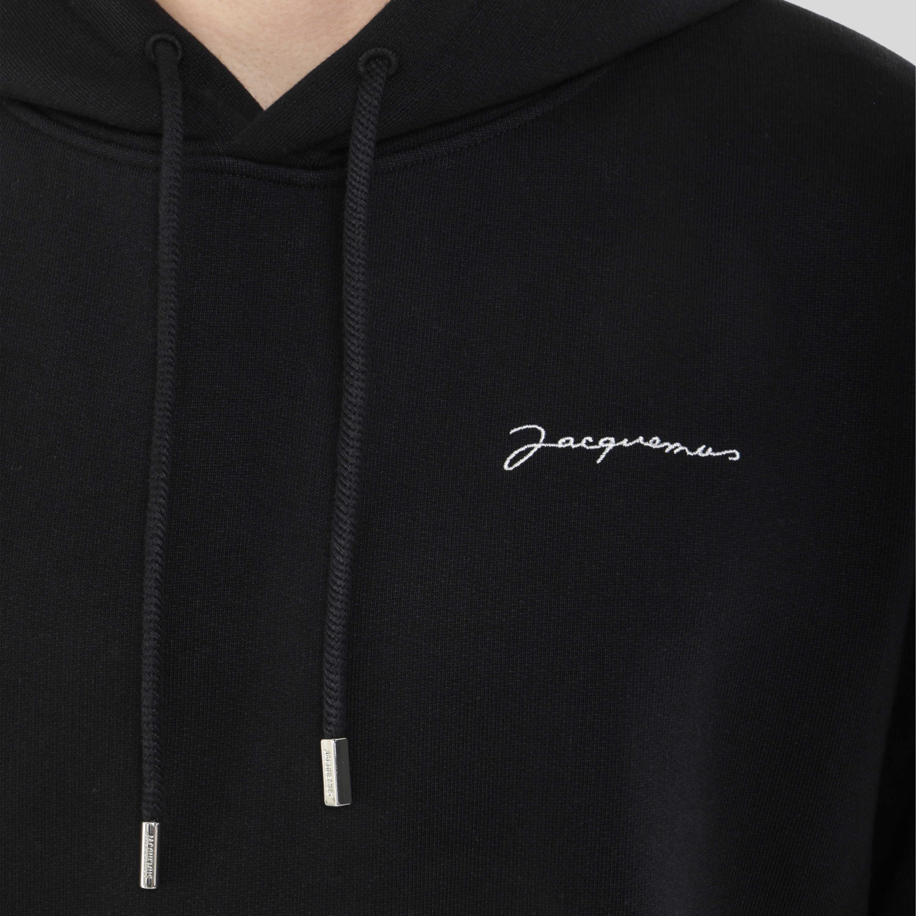 Buzo Negro Jacquemus Le Sweatshirt Brode