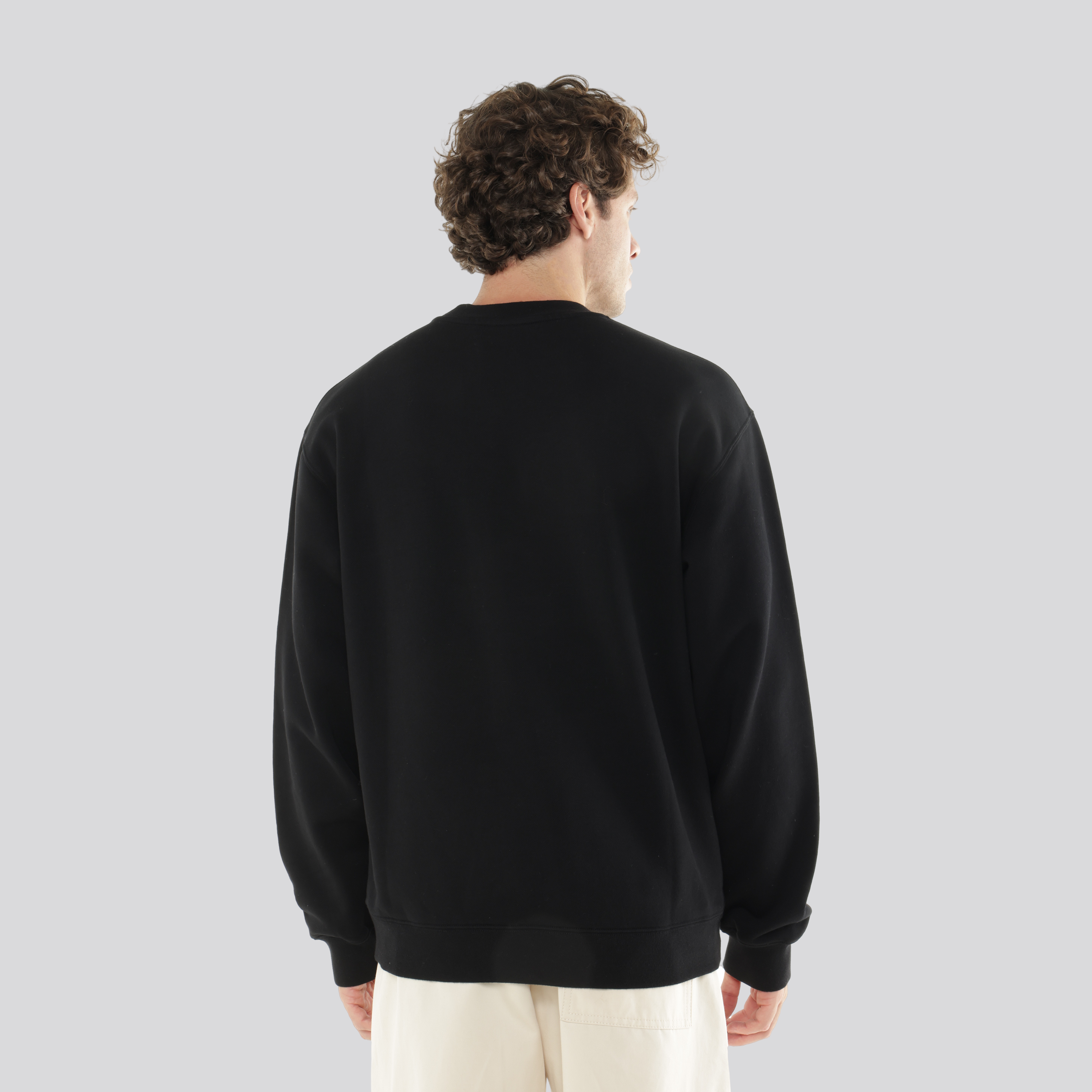 Buzo Negro Jacquemus Le Sweatshirt Gros Grain
