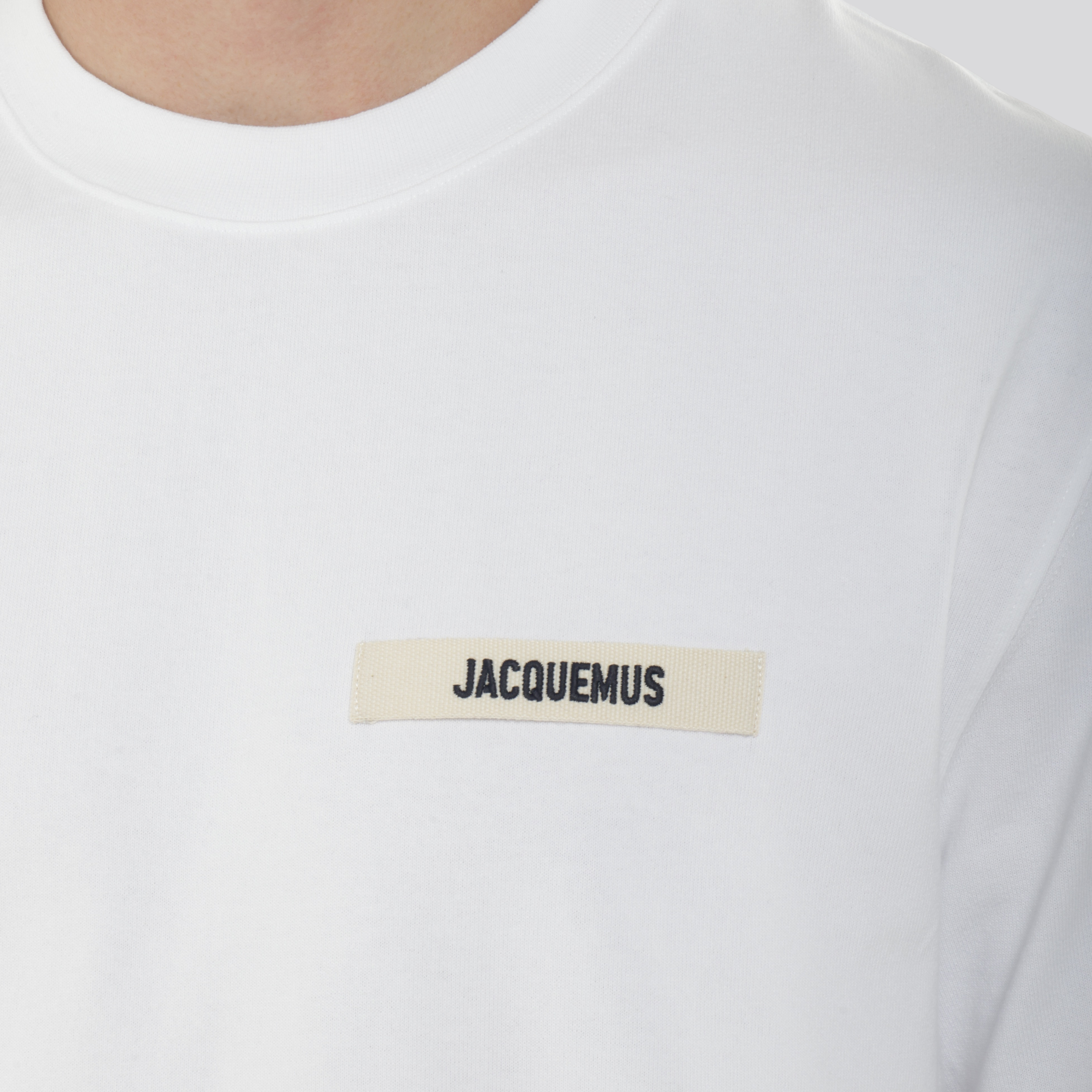 Camiseta Blanca Jacquemus Le Tshirt Gros Grain