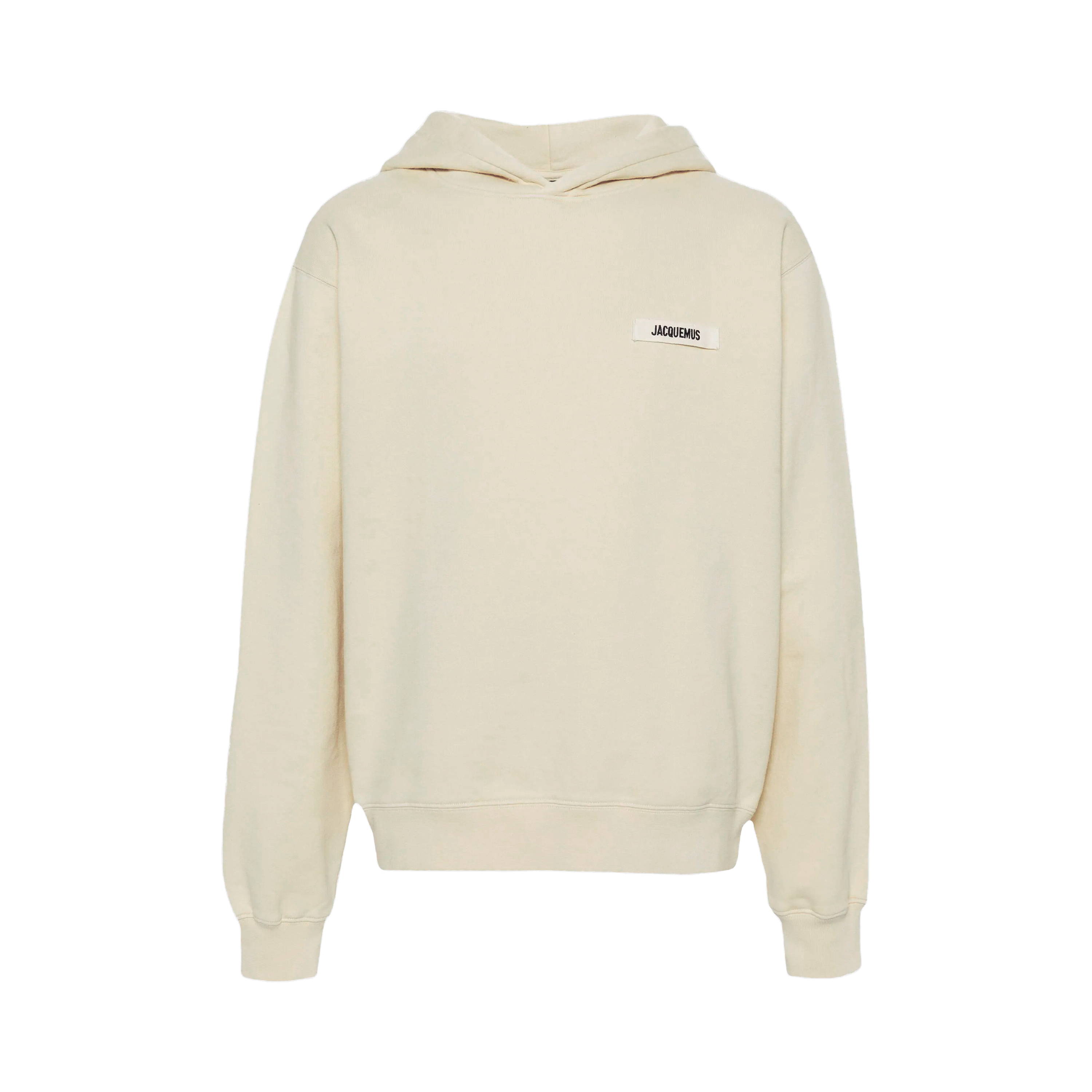 Buzo Tipo Hoddie Beige Jacquemus Le Hoodie Gros Grain