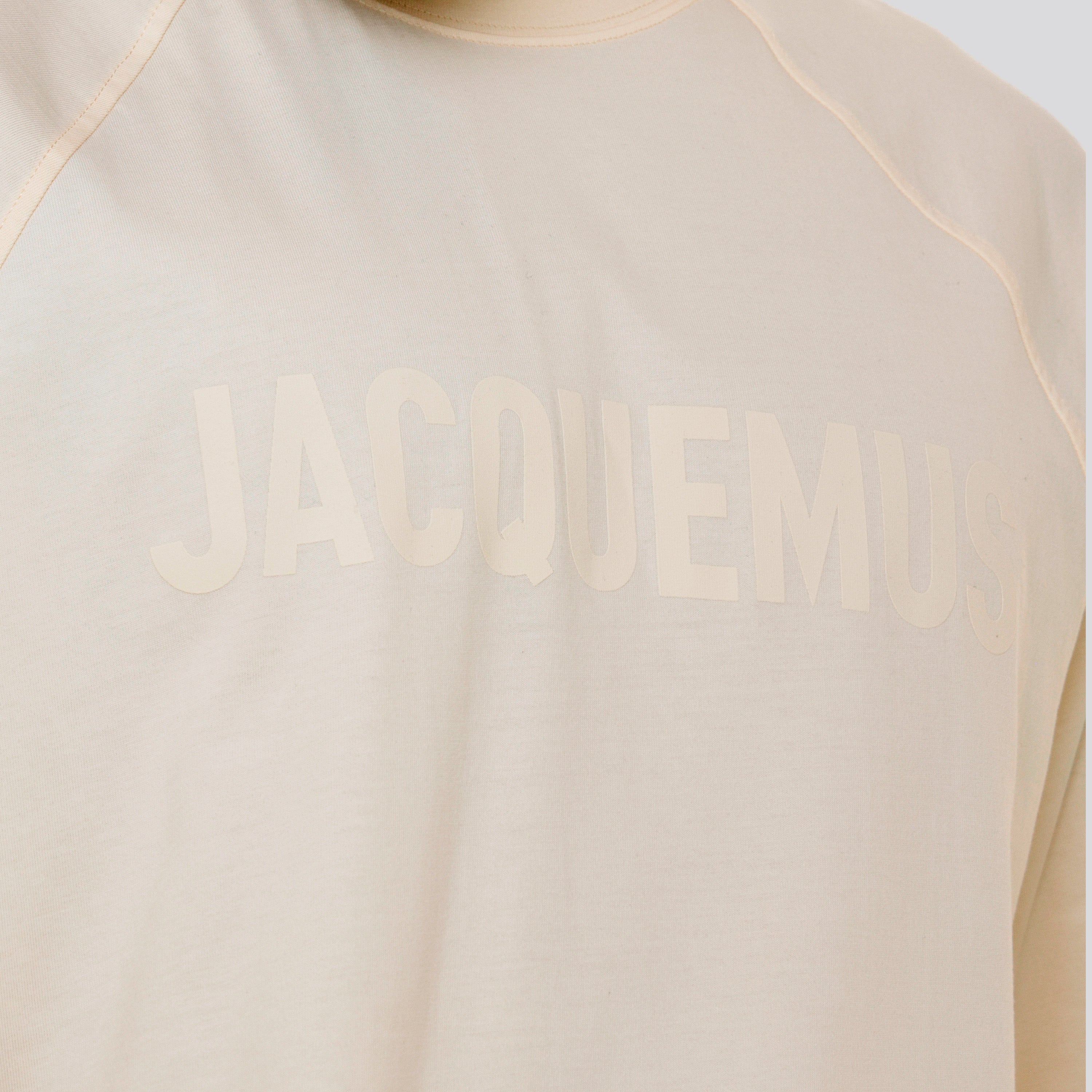 Camiseta Beige Jacquemus Le Tshirt Typo