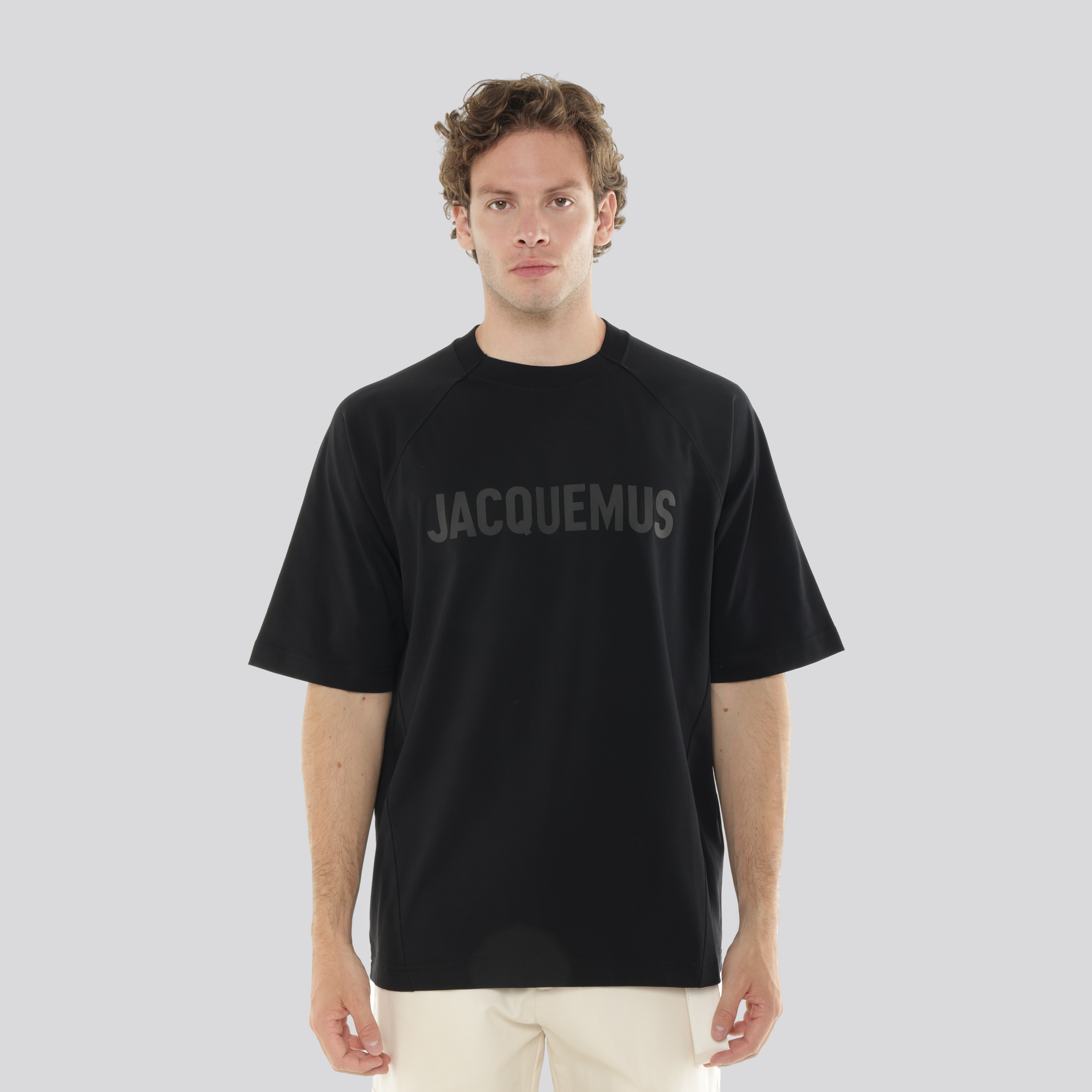Camiseta Negra Jacquemus Le Tshirt Typo