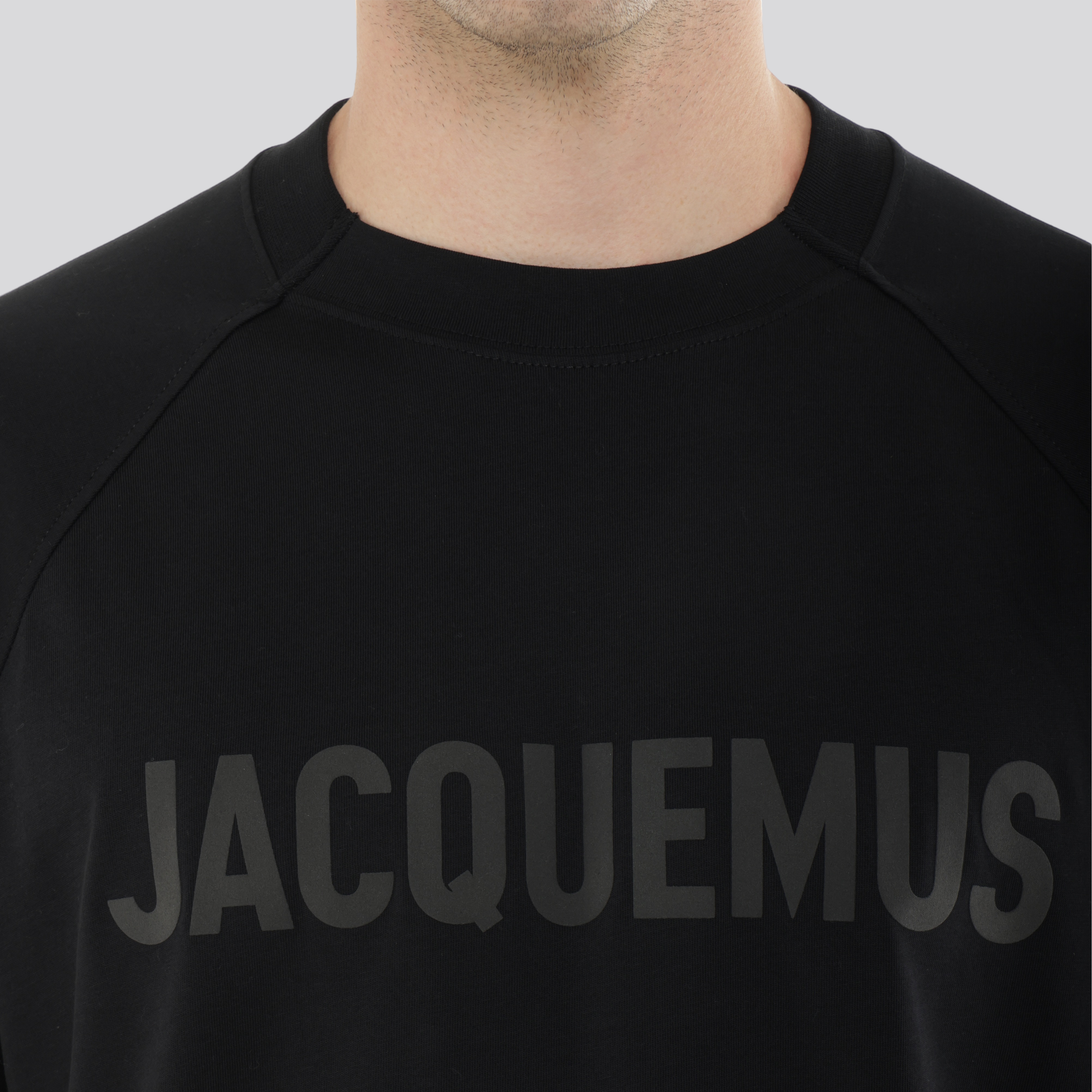 Camiseta Negra Jacquemus Le Tshirt Typo