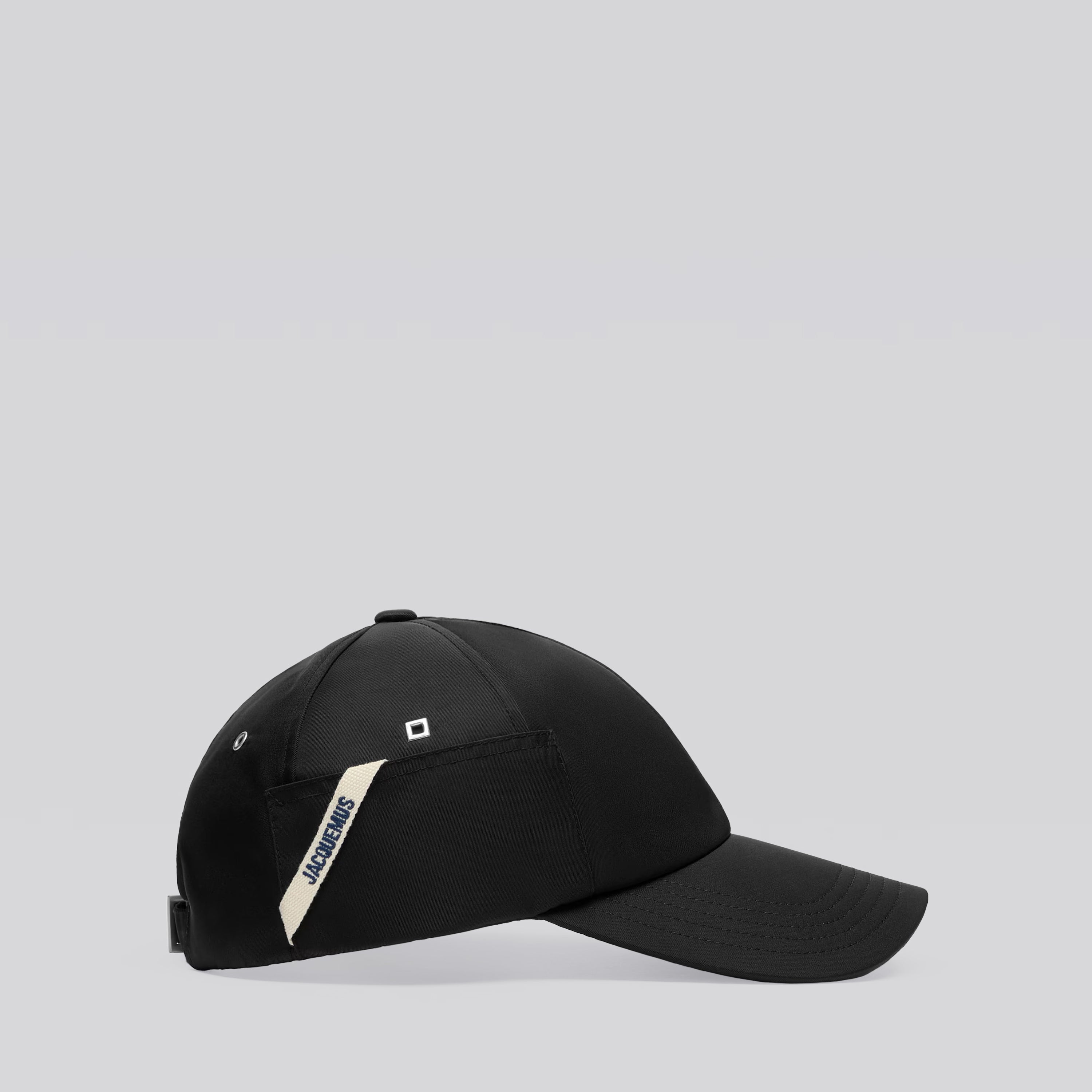 Gorra Negra Jacquemus La Casquette Ovalie