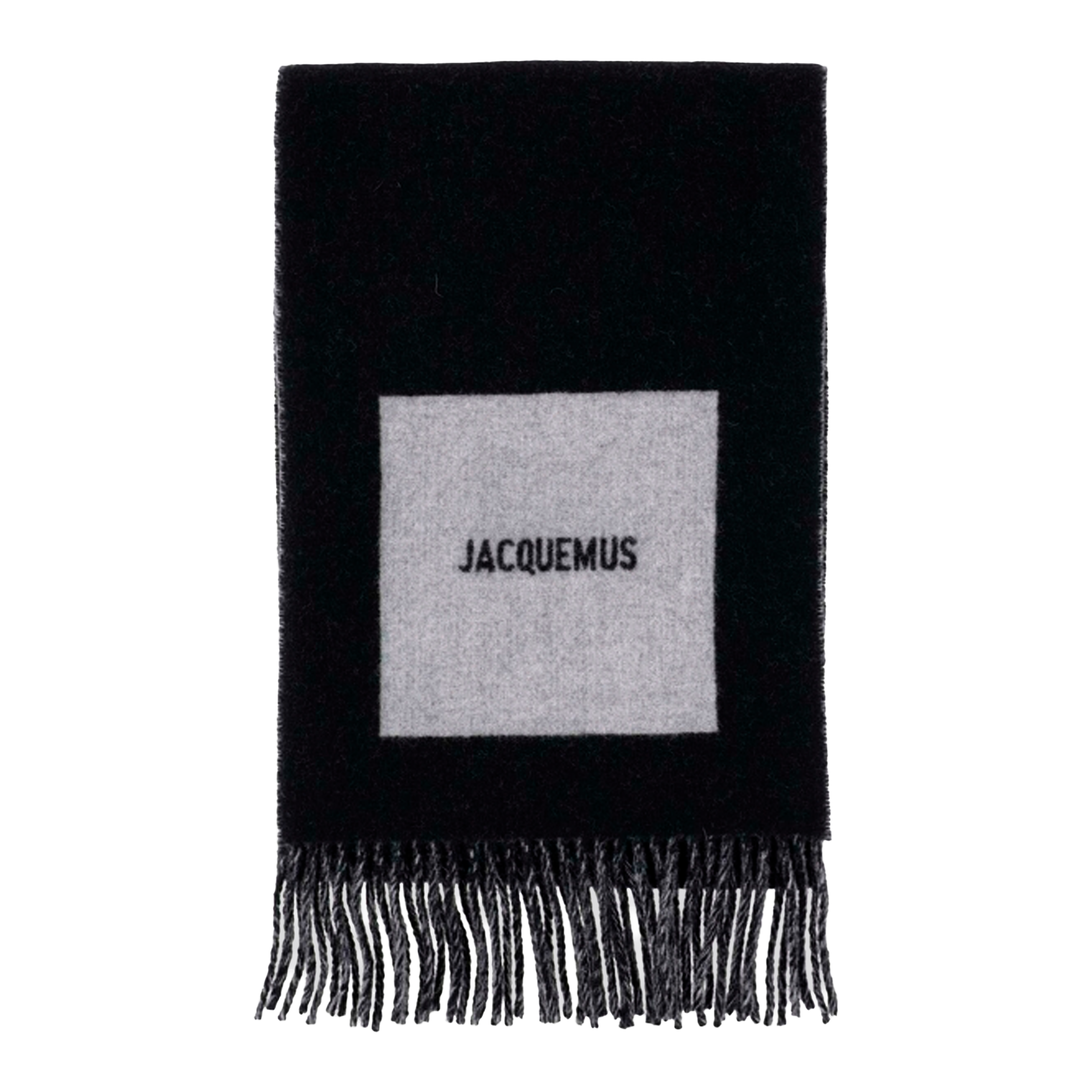 Bufanda Negra Jacquemus L'Echarpe Rond Carre