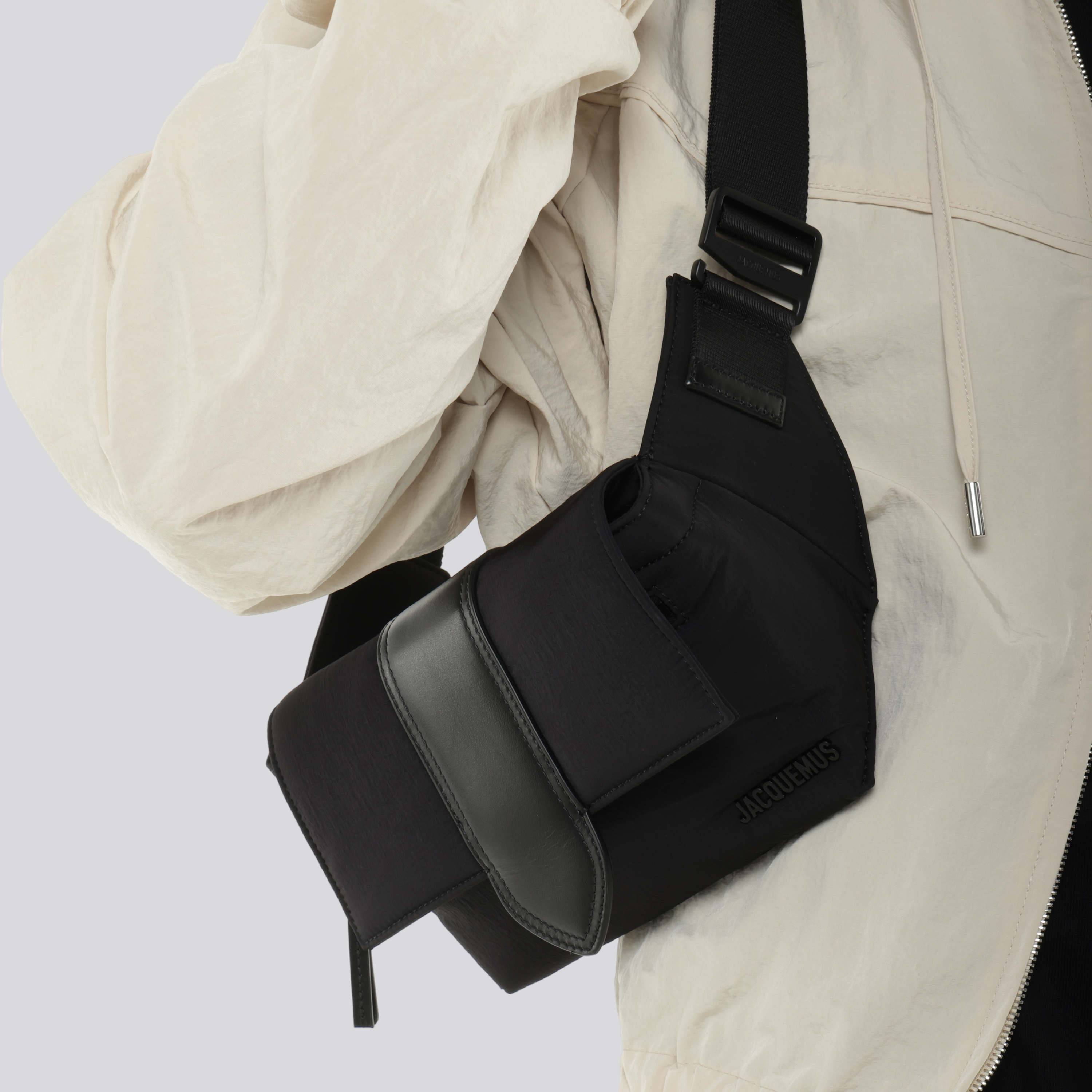 Bolso Negro Jacquemus La Banane Bambino