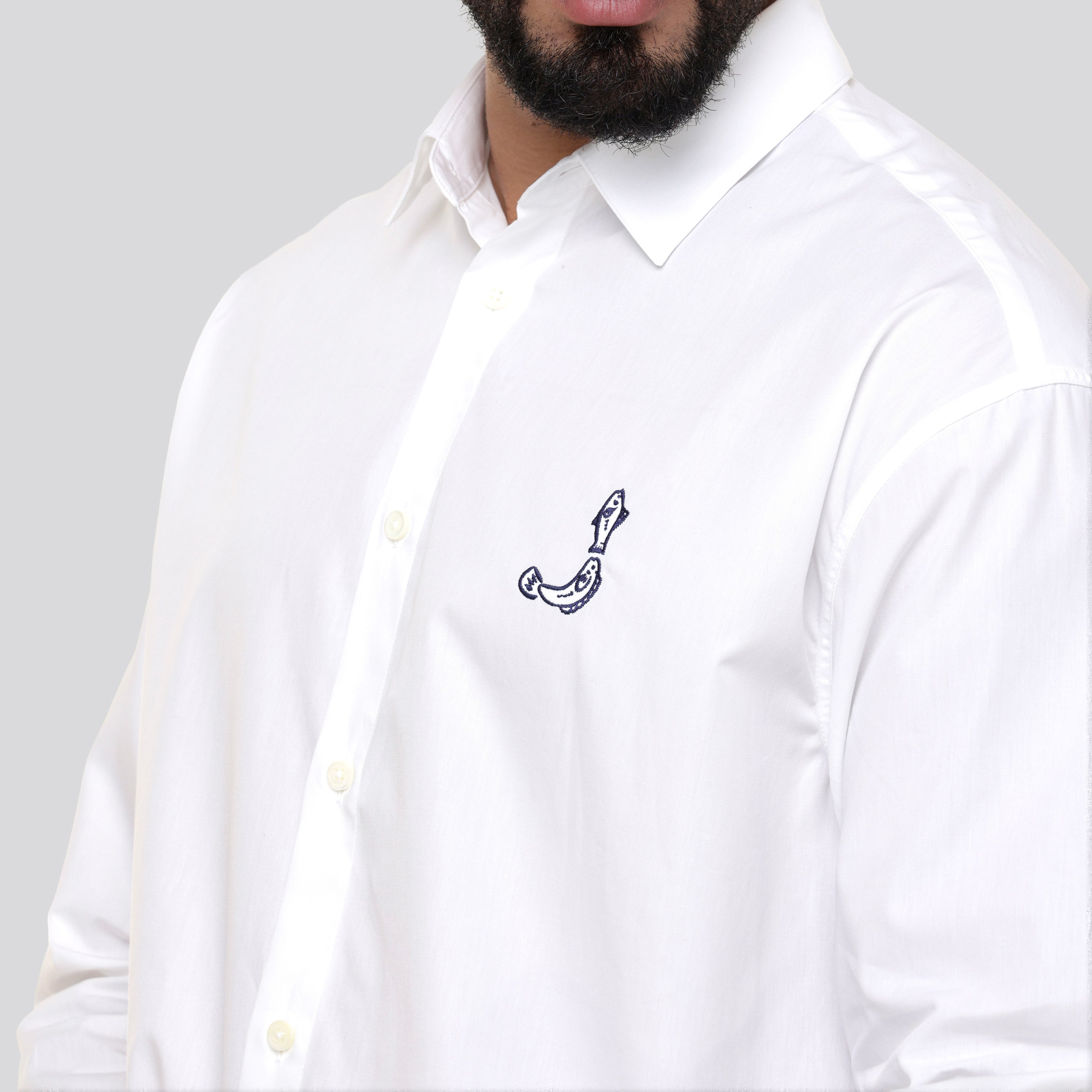 Camisa Blanca Jacquemus La Chemise Simon