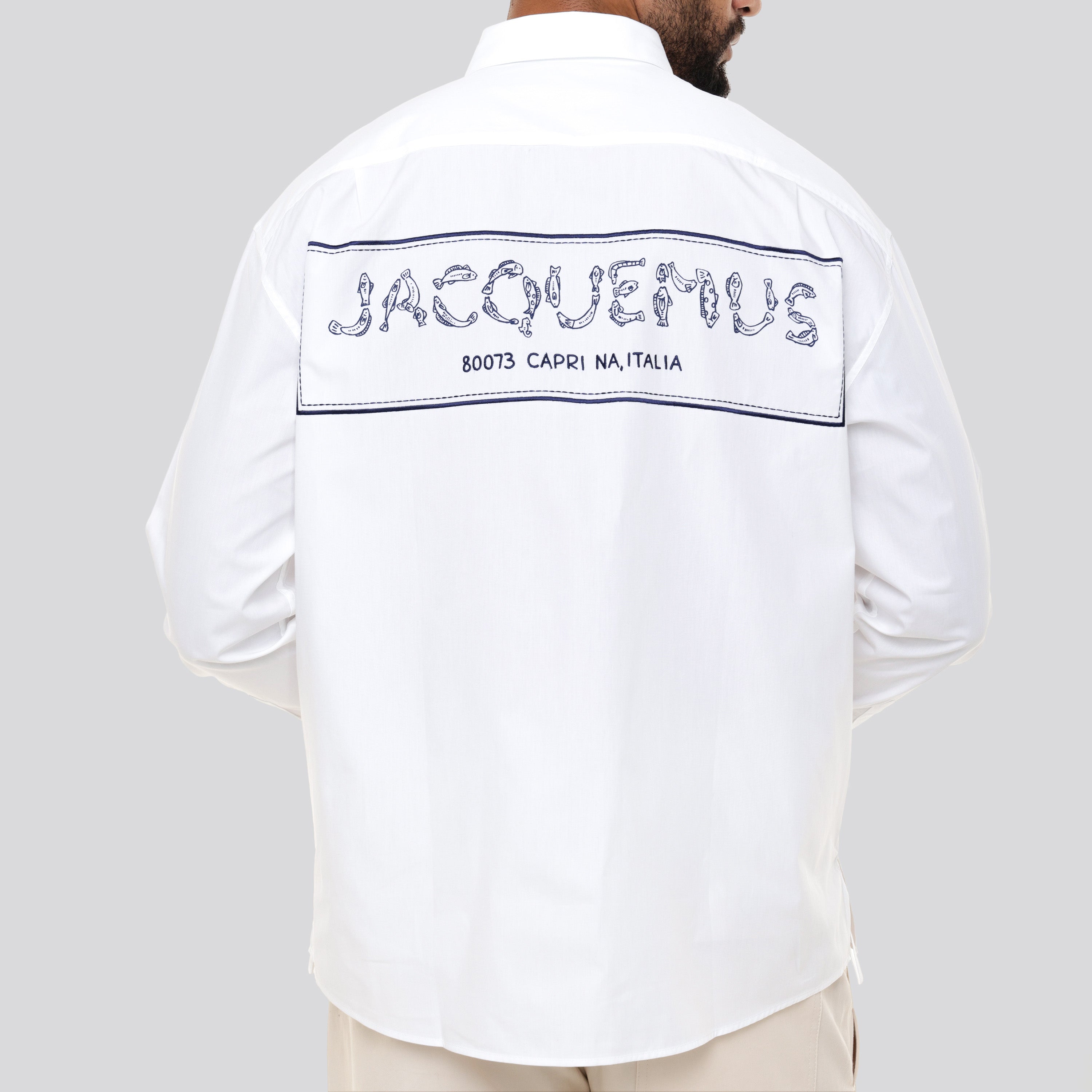 Camisa Blanca Jacquemus La Chemise Simon