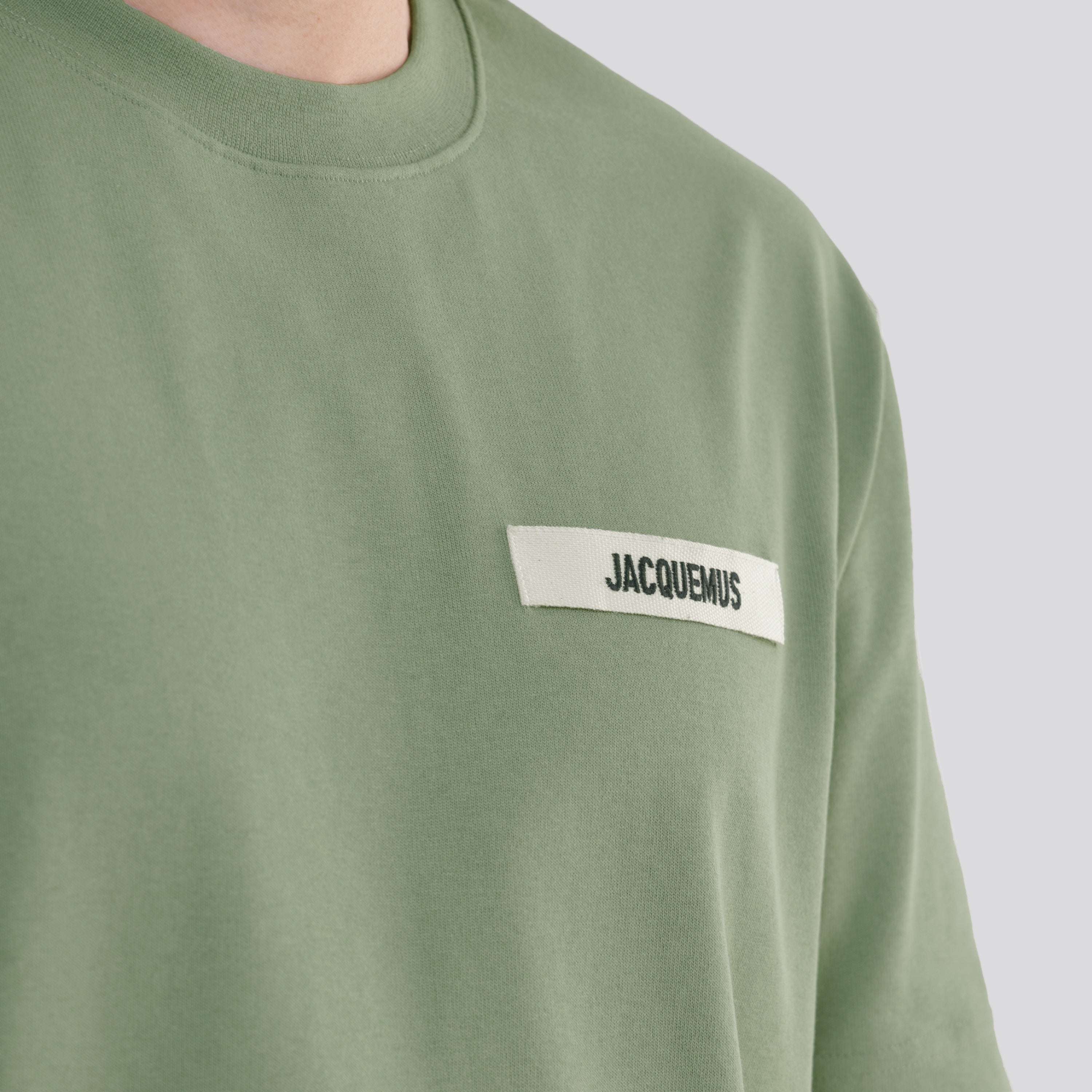 Camiseta Verde Jacquemus Le Tshirt Gros Grain