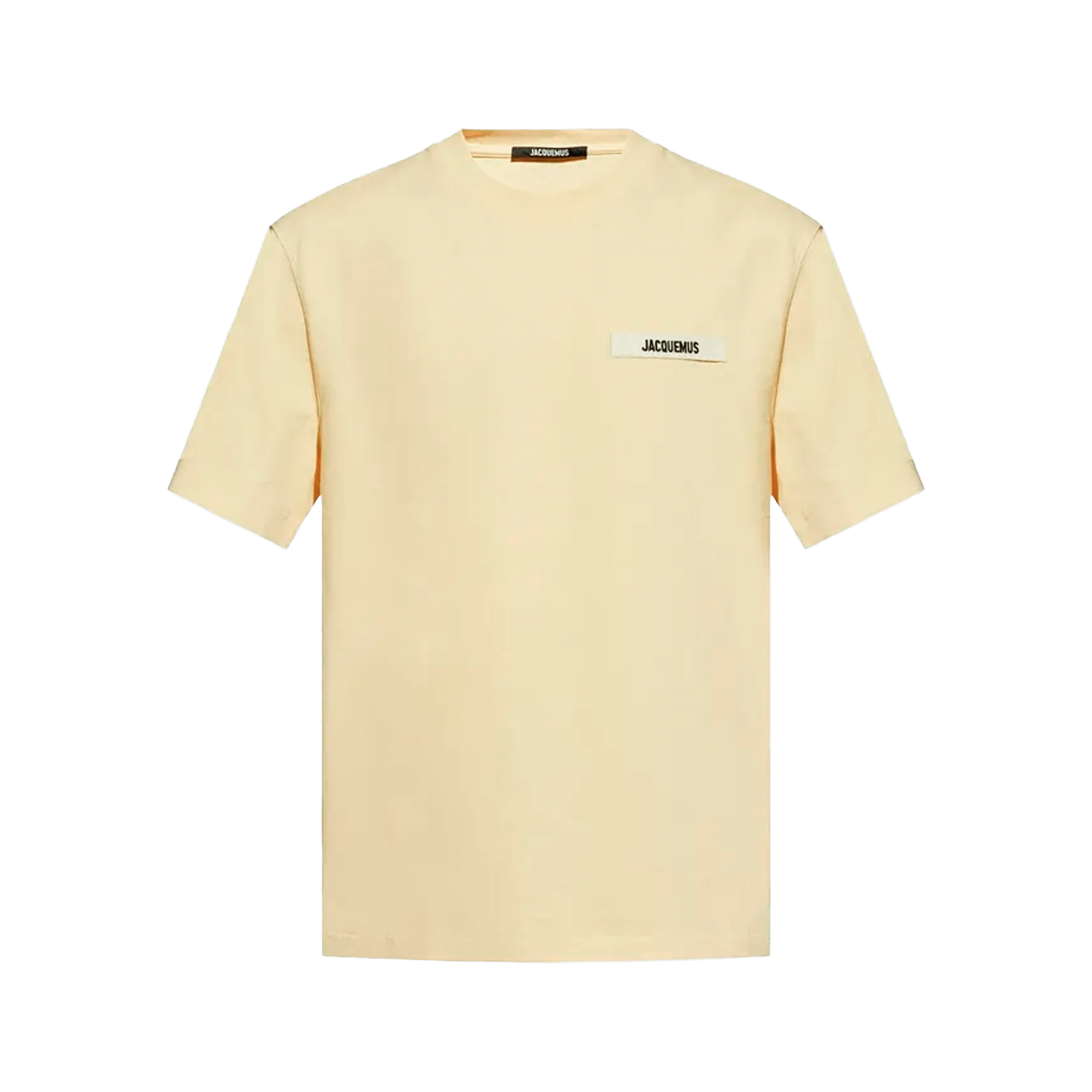 Camiseta Crema Jacquemus Le Tshirt Gros Grain
