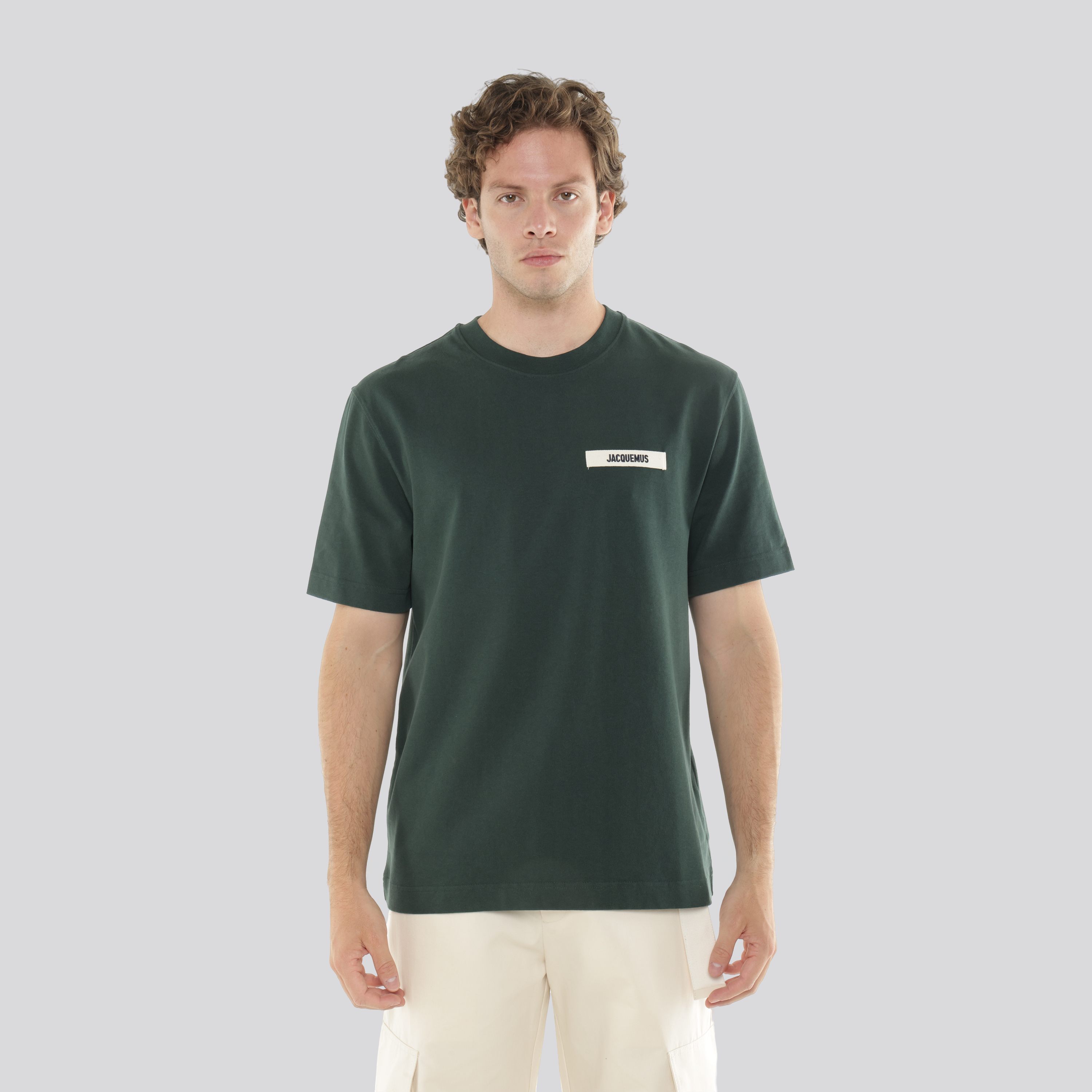 Camiseta Verde Jacquemus Le Tshirt Gros Grain